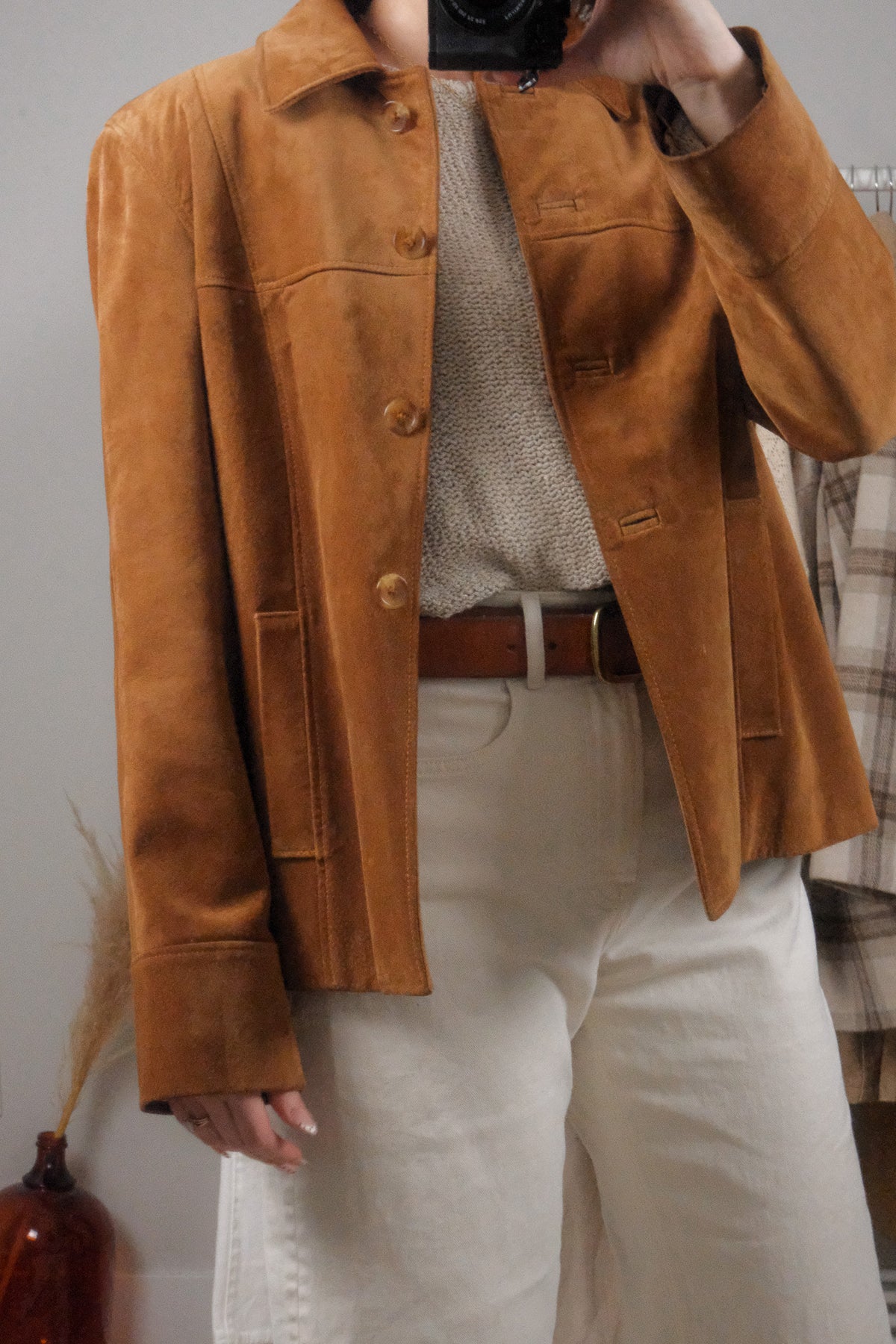 Vintage x Holt Renefrew Suede Blazer (6/8)