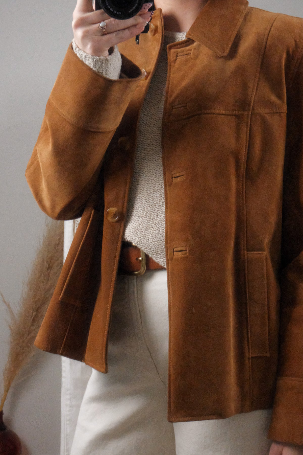 Vintage x Holt Renefrew Suede Blazer (6/8)