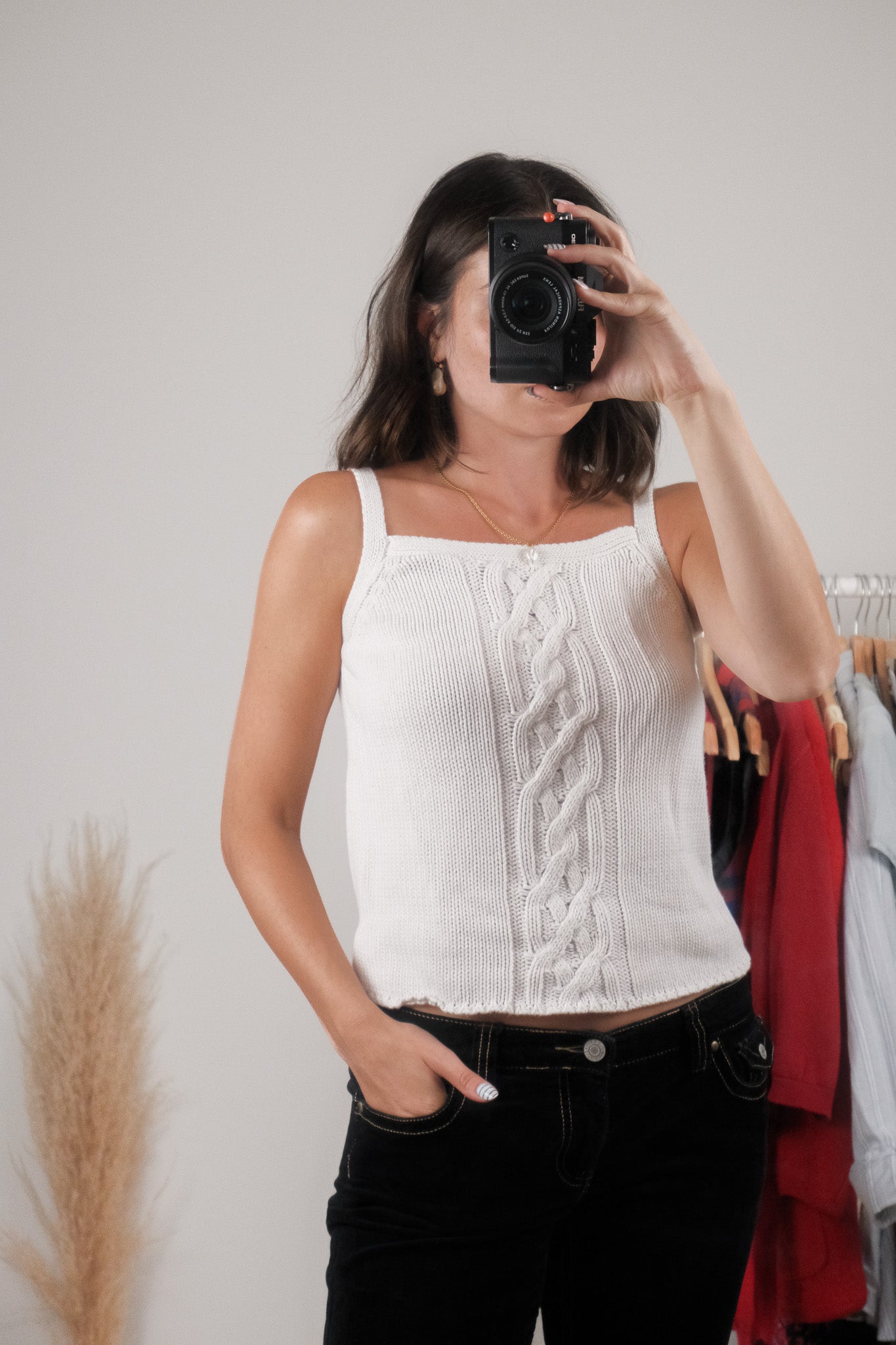 Vintage x Knit Tank Top (S)