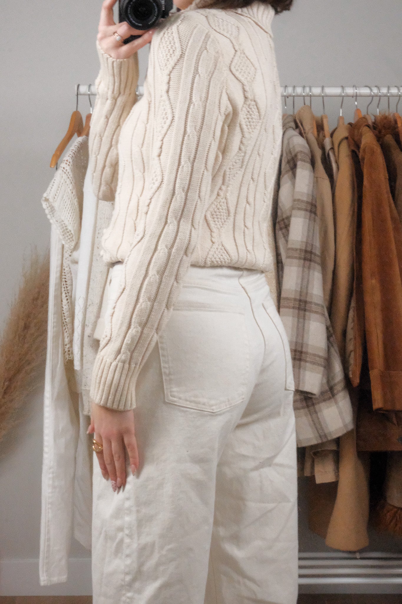 Vintage x Cotton Textured Turtleneck (XS/S)