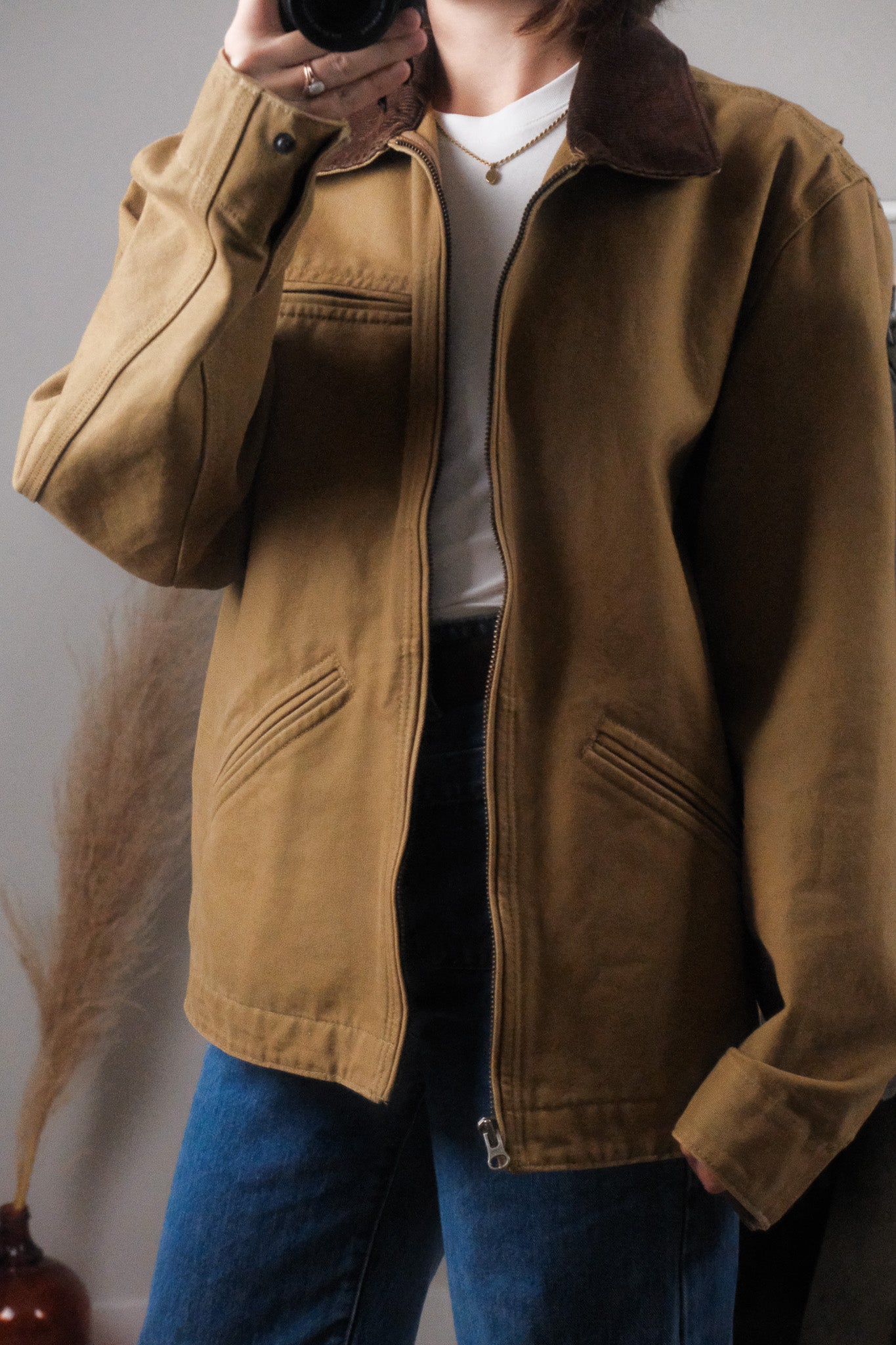 Vintage x Cotton Barn Coat (L)