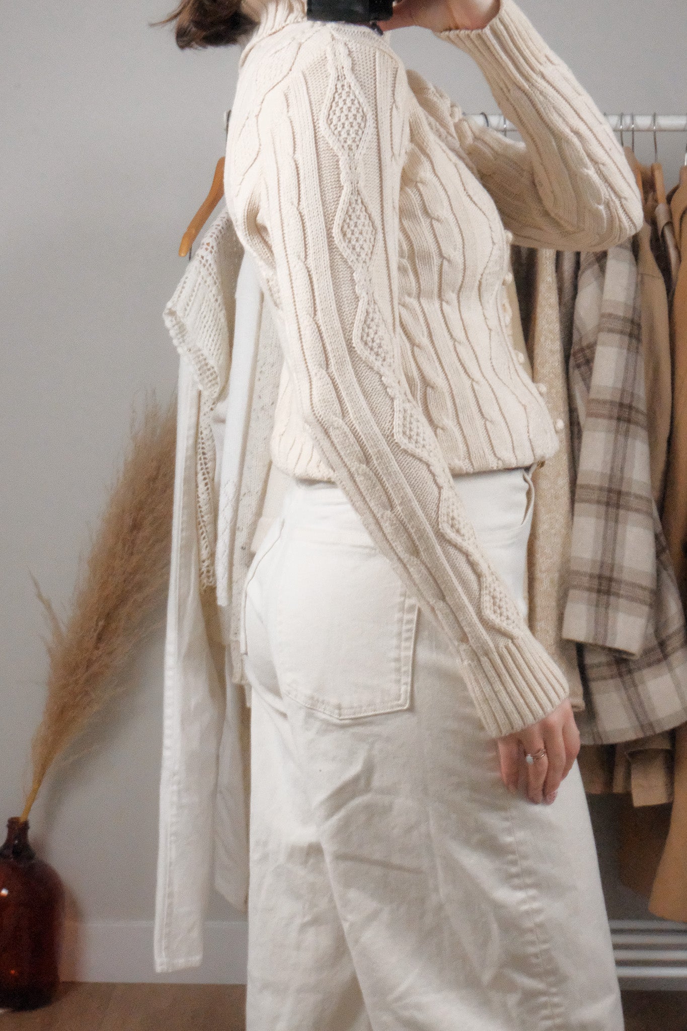 Vintage x Cotton Textured Turtleneck (XS/S)