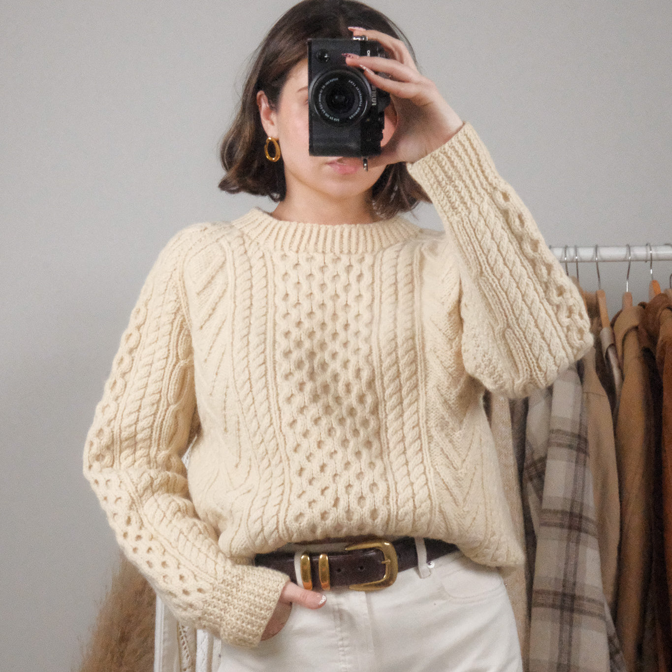 Handmade x Wool Chunky Knit (M/L)