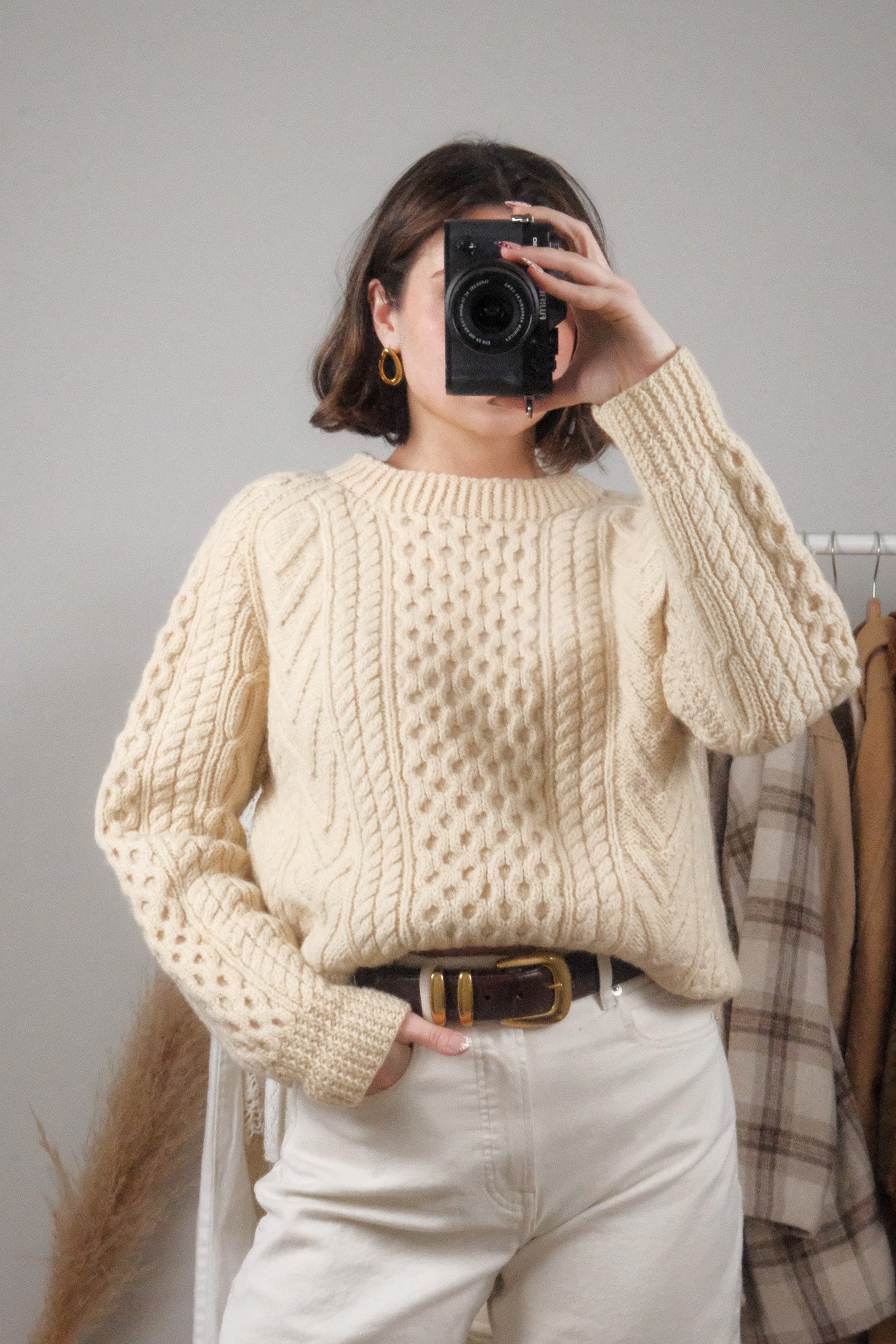 Handmade x Wool Chunky Knit (M/L)
