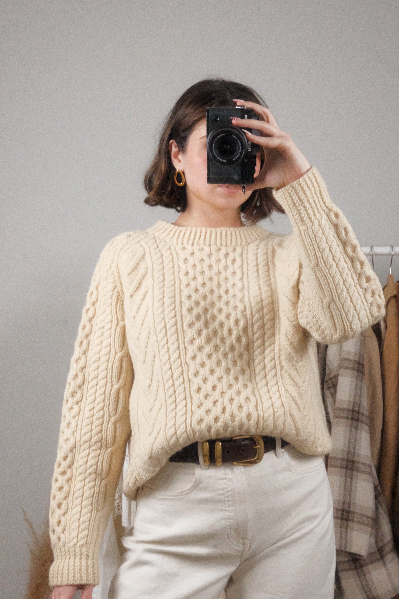 Handmade x Wool Chunky Knit (M/L)