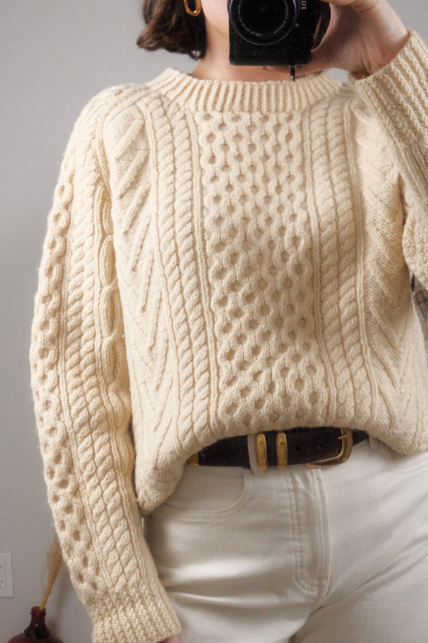 Handmade x Wool Chunky Knit (M/L)