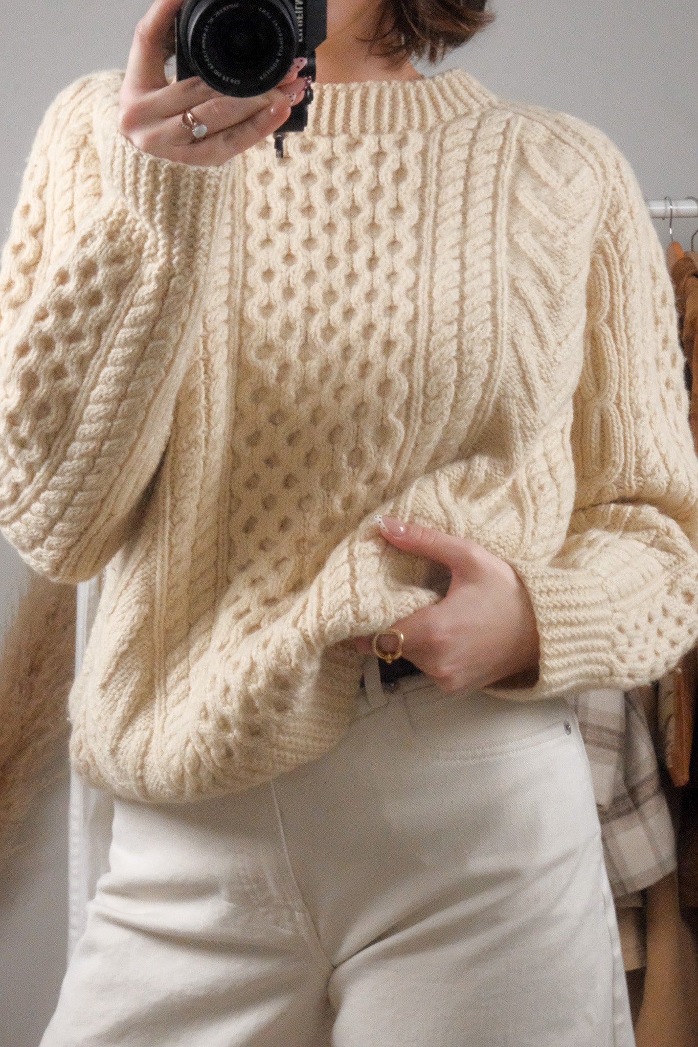 Handmade x Wool Chunky Knit (M/L)