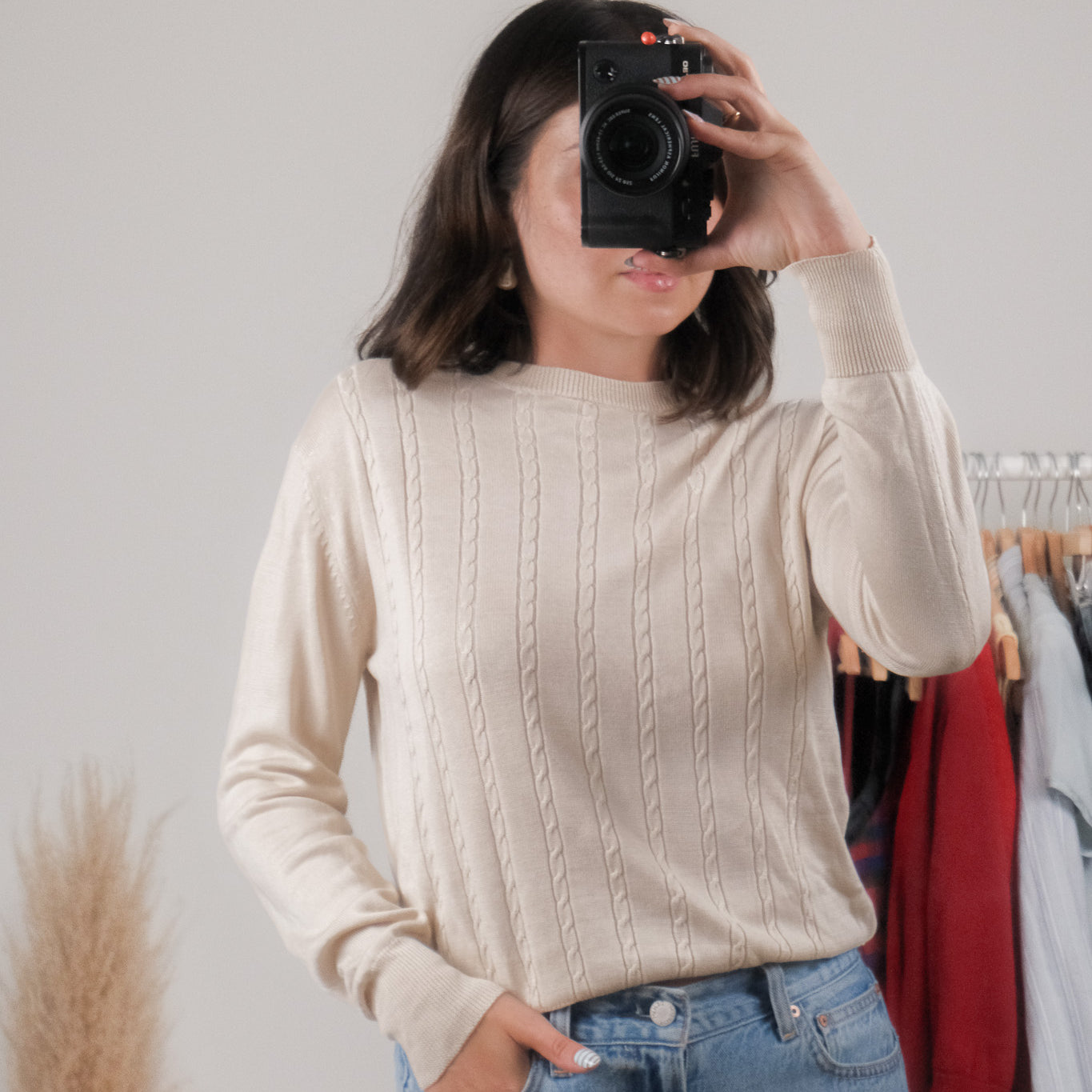 Vintage x 100% Silk Knit Sweater (S/M)