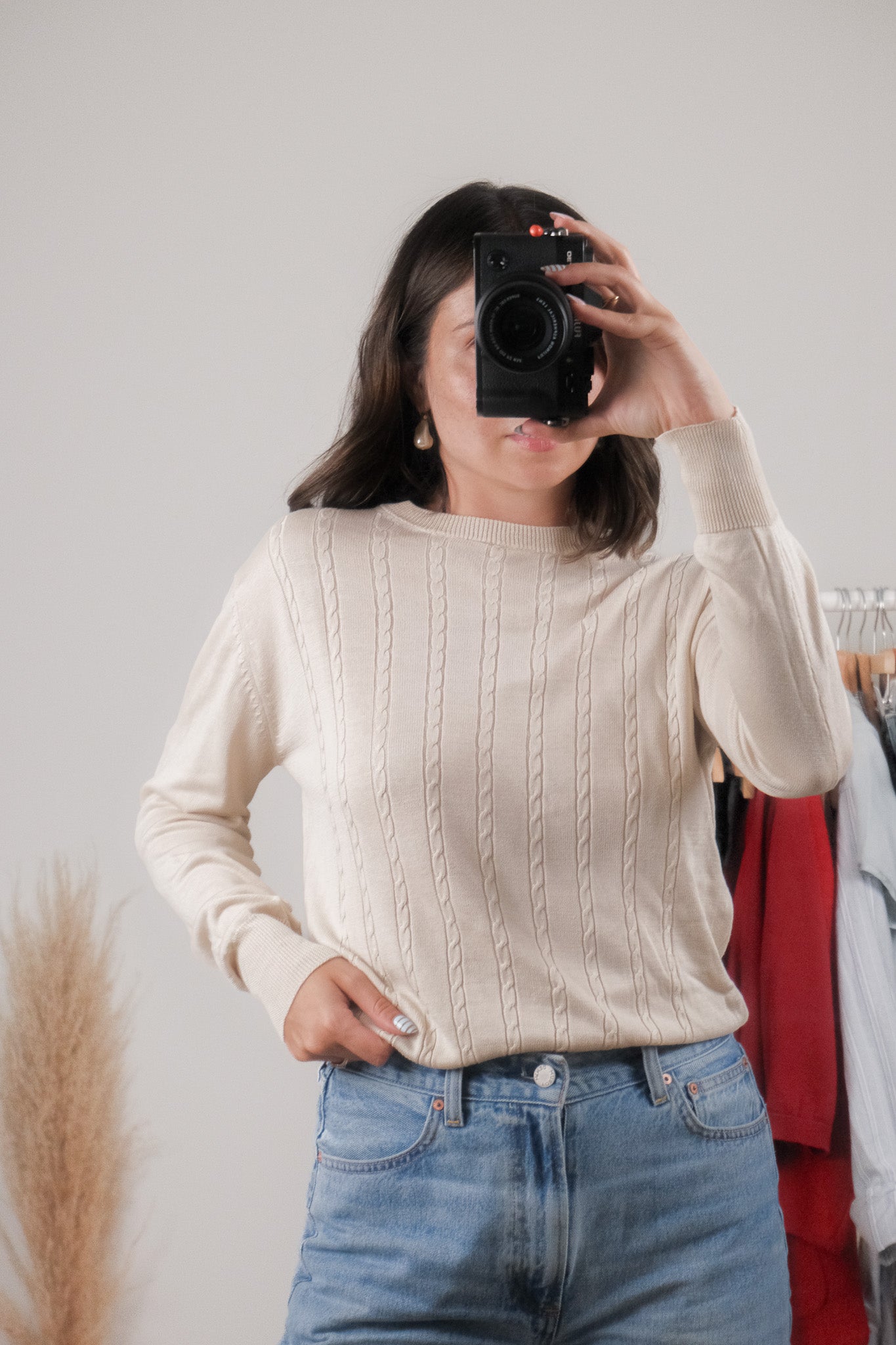 Vintage x 100% Silk Knit Sweater (S/M)