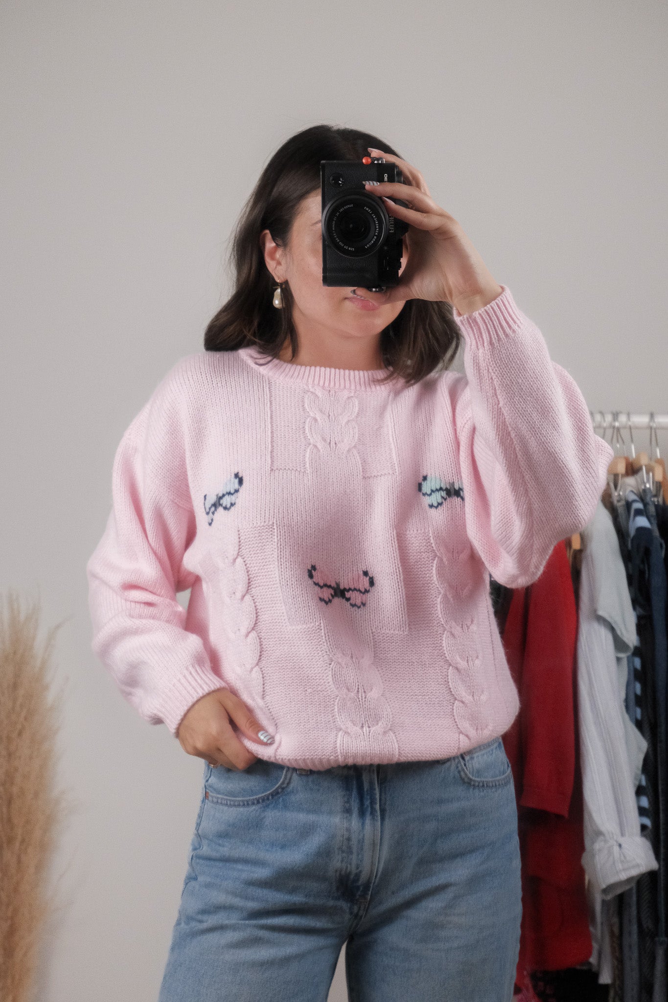 Vintage x Butterfly Textured Knit (M)