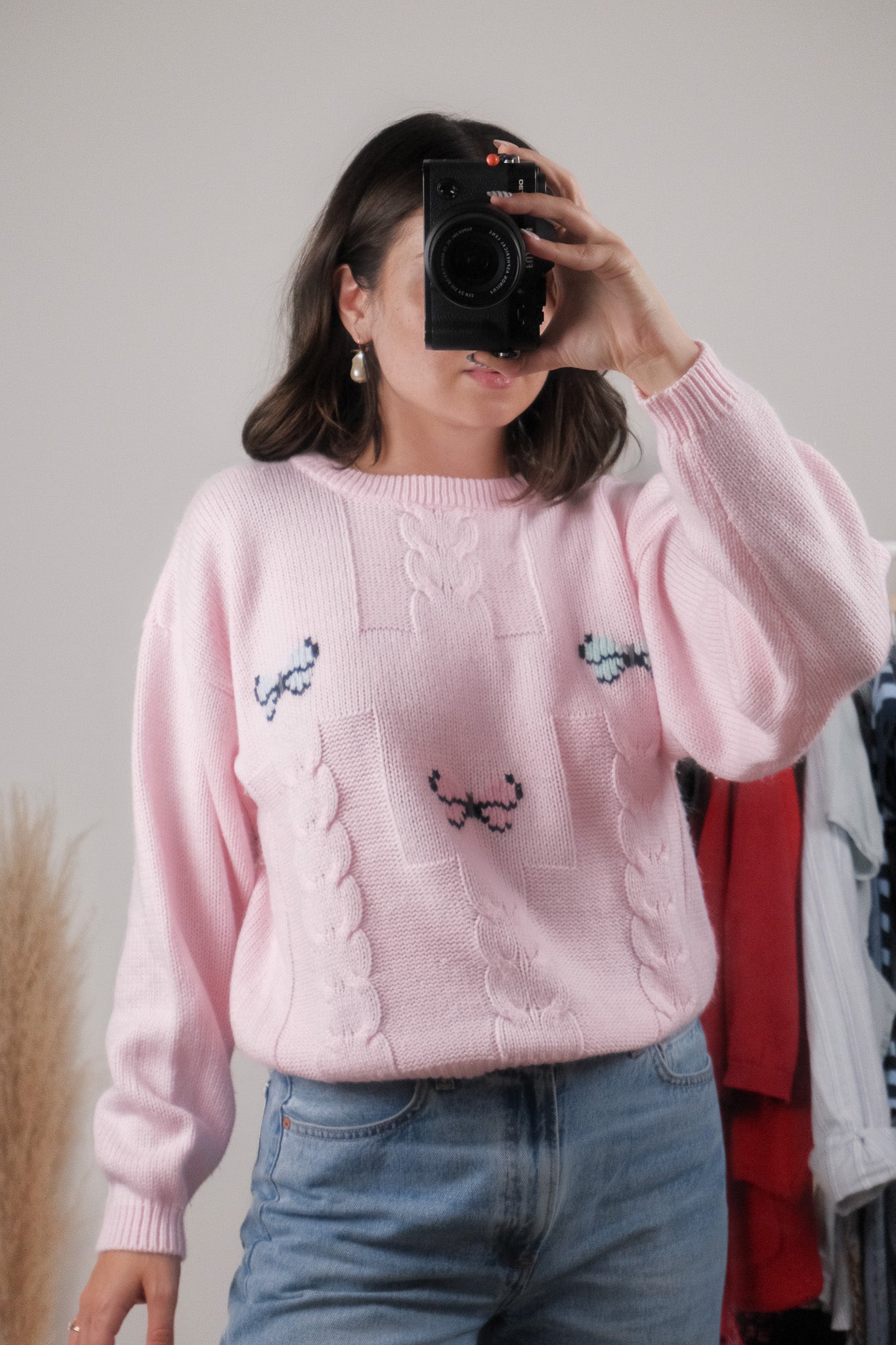 Vintage x Butterfly Textured Knit (M)