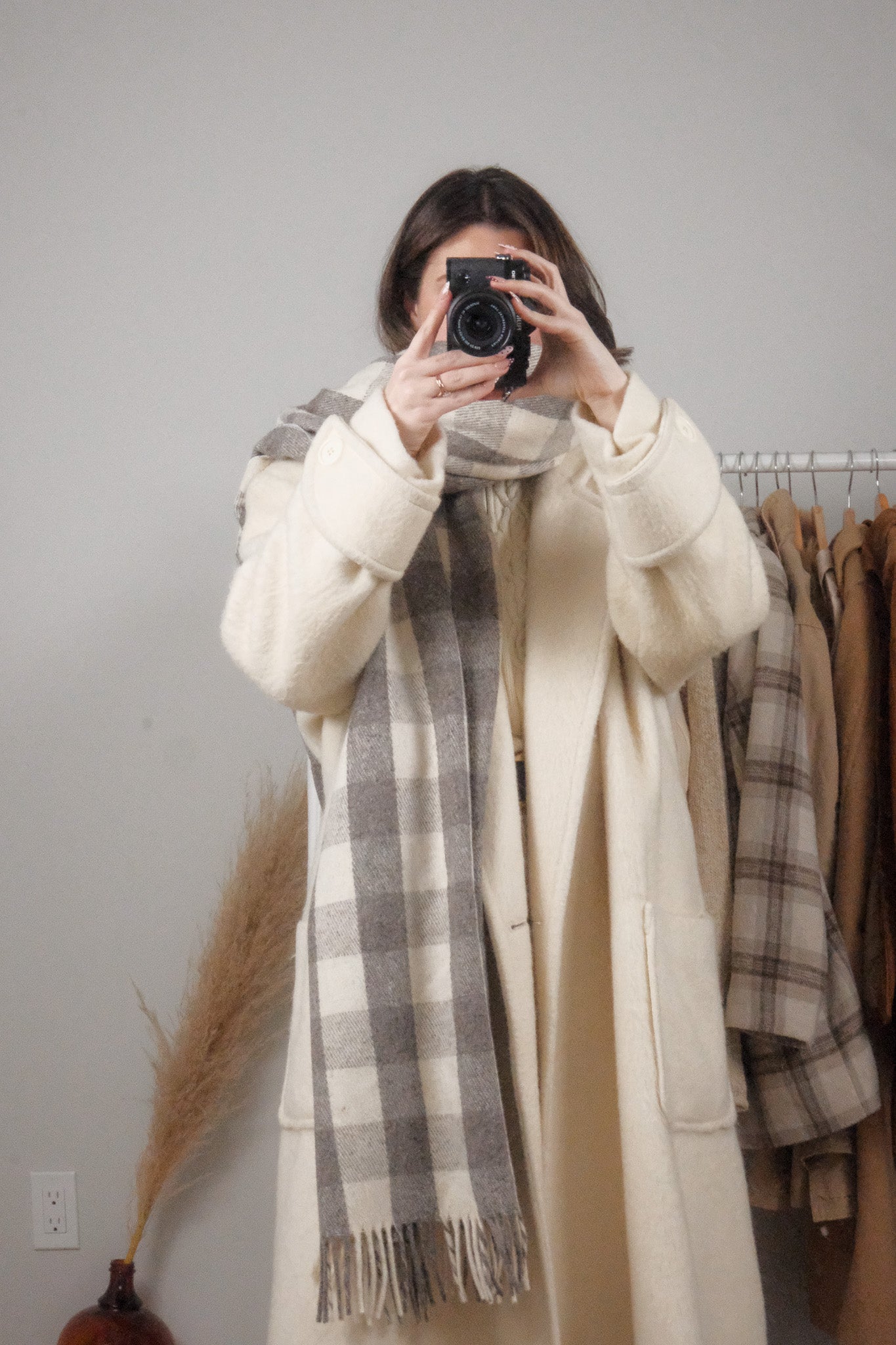 Vintage x Wool Plaid Scarf