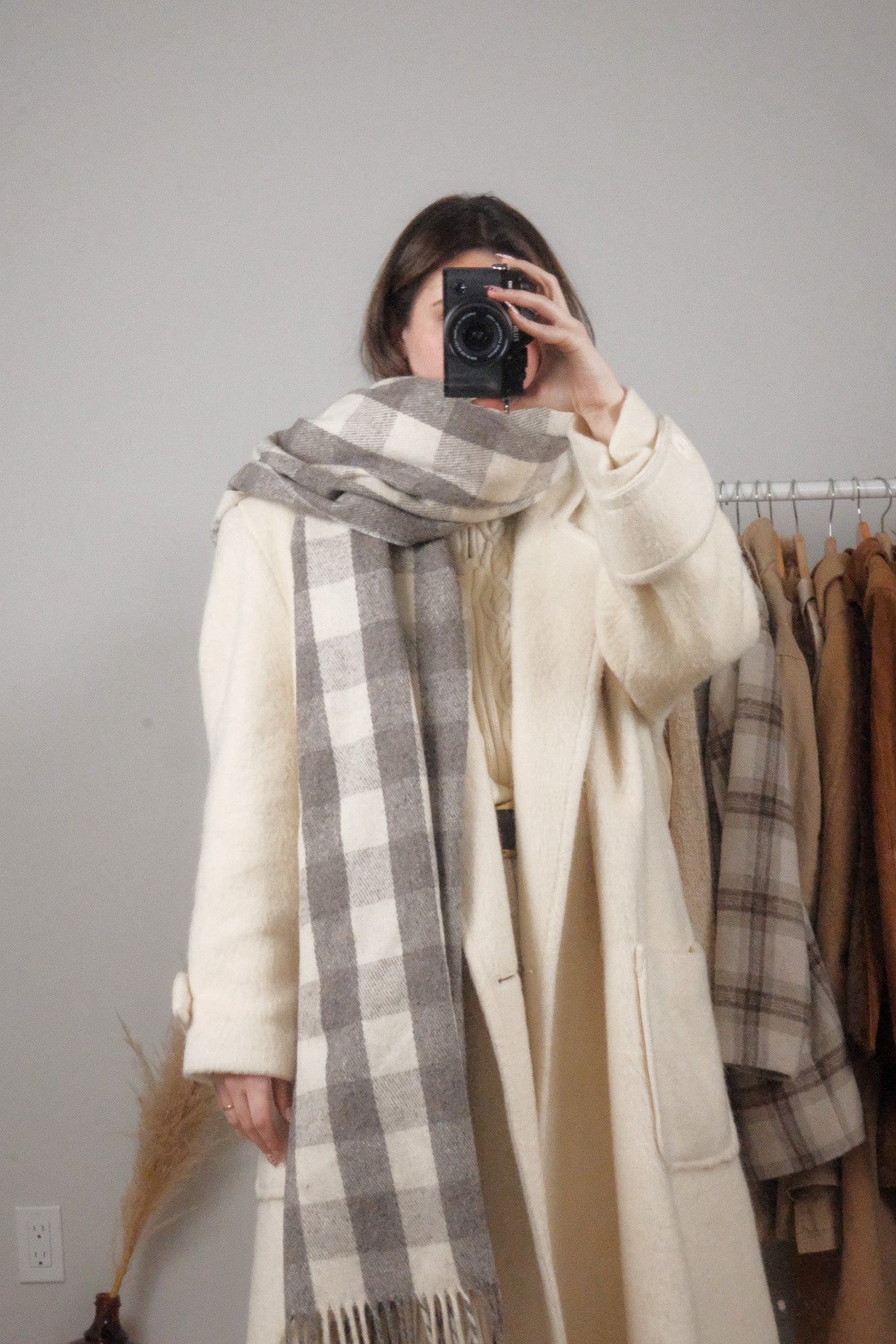 Vintage x Wool Plaid Scarf