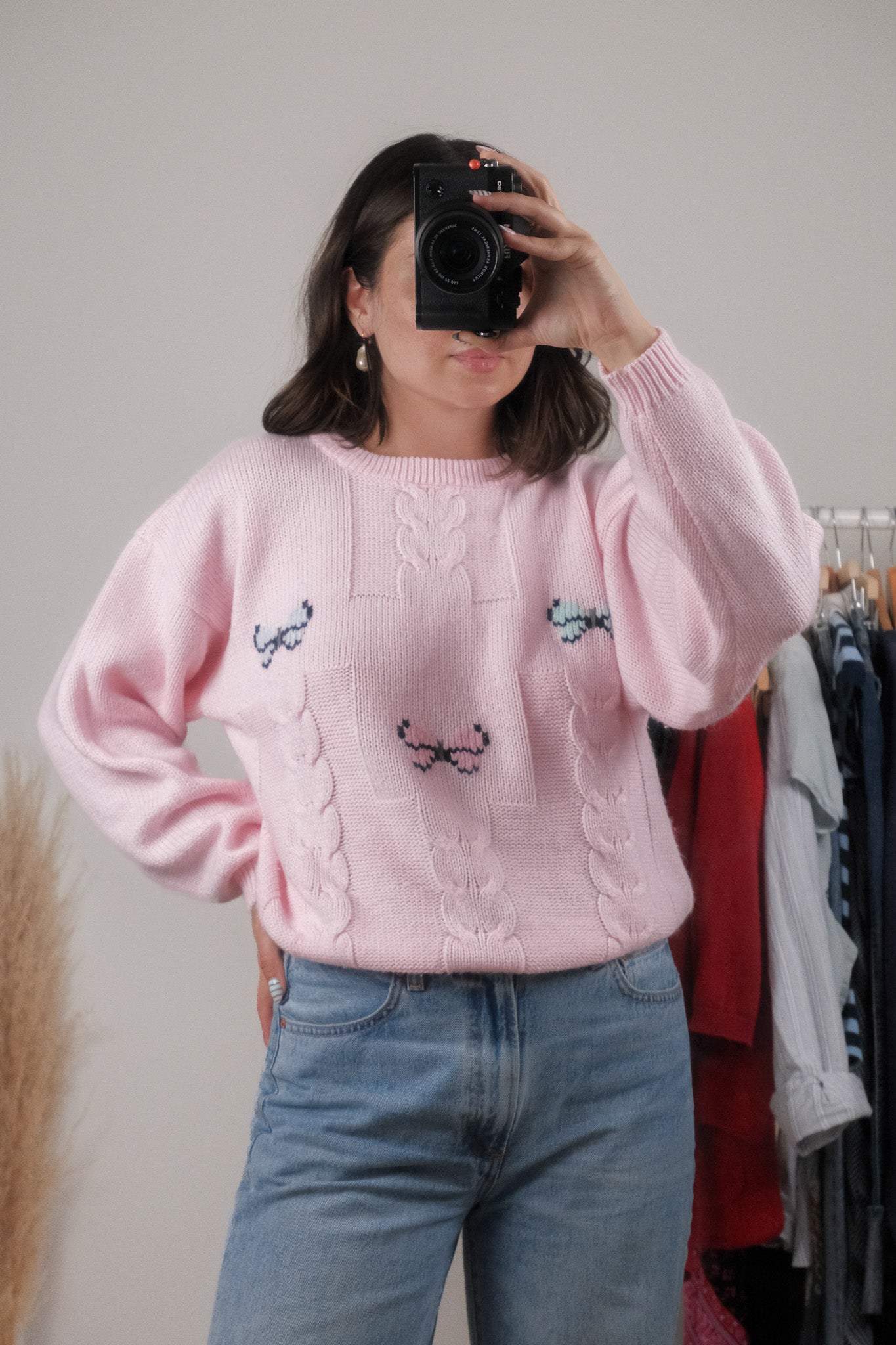Vintage x Butterfly Textured Knit (M)