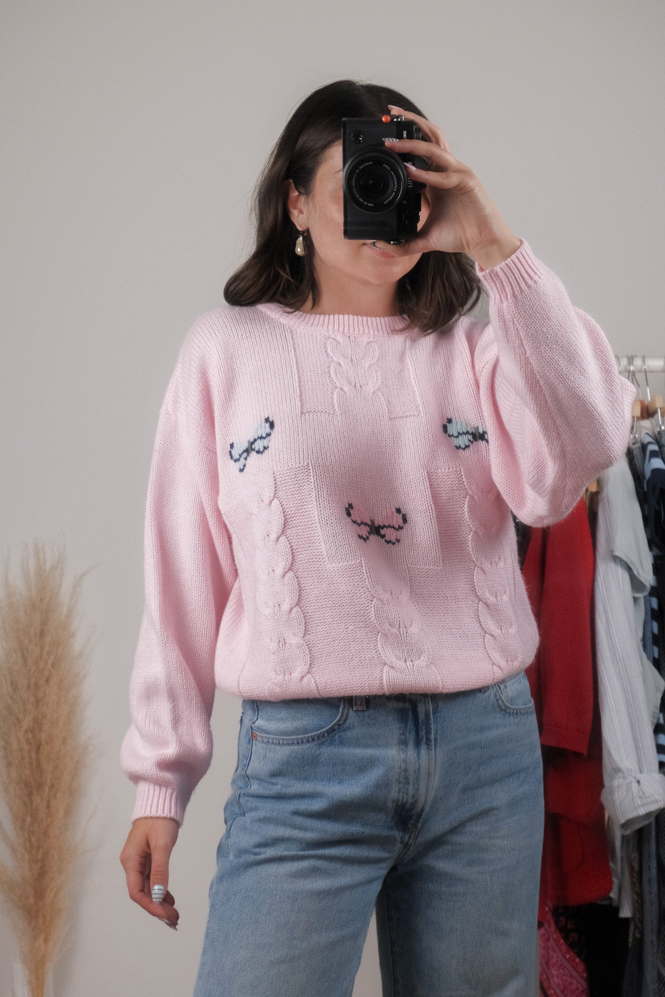Vintage x Butterfly Textured Knit (M)