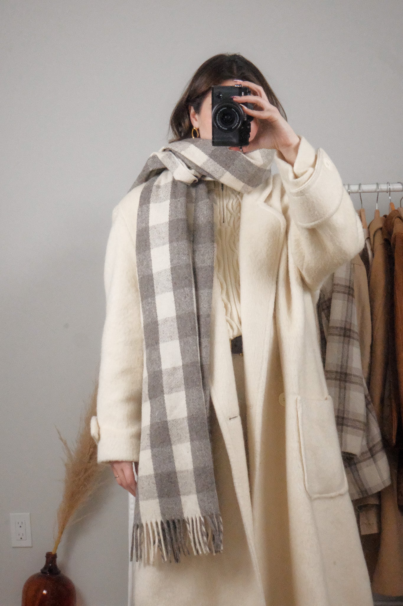 Vintage x Wool Plaid Scarf