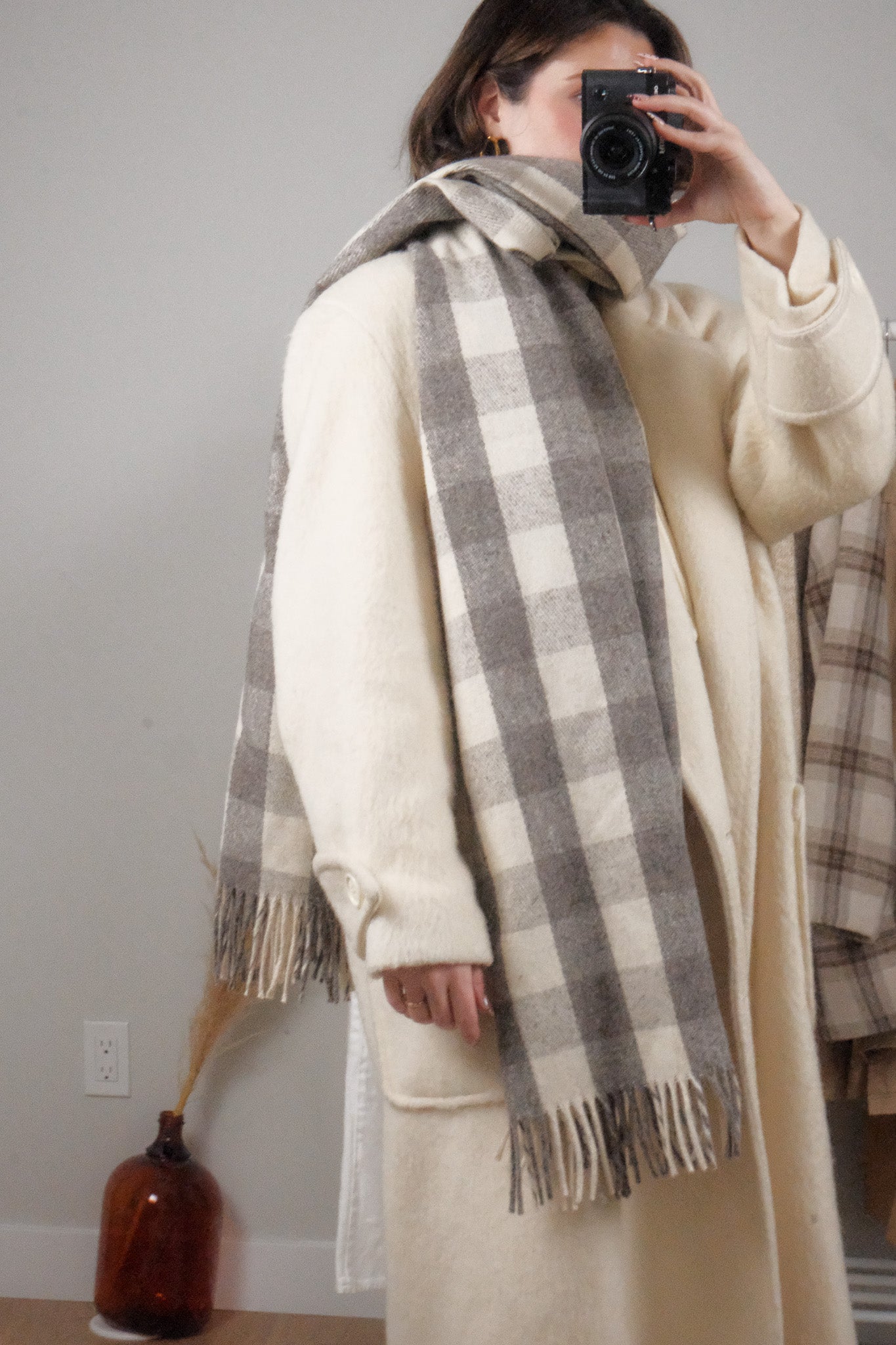 Vintage x Wool Plaid Scarf