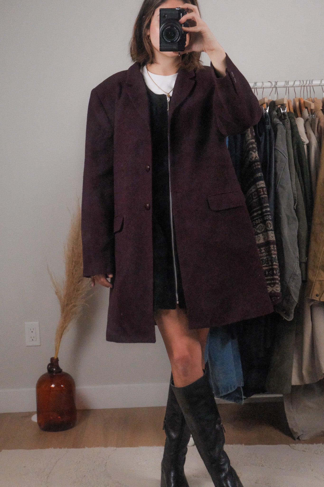 Vintage x Wool Blend Jacket/Blazer (L)