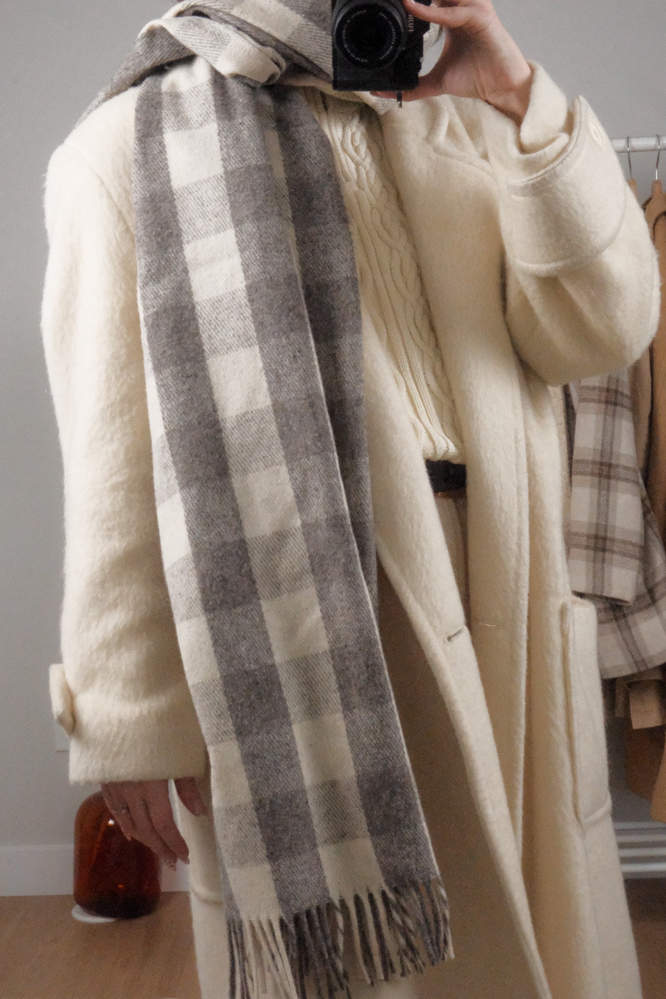 Vintage x Wool Plaid Scarf
