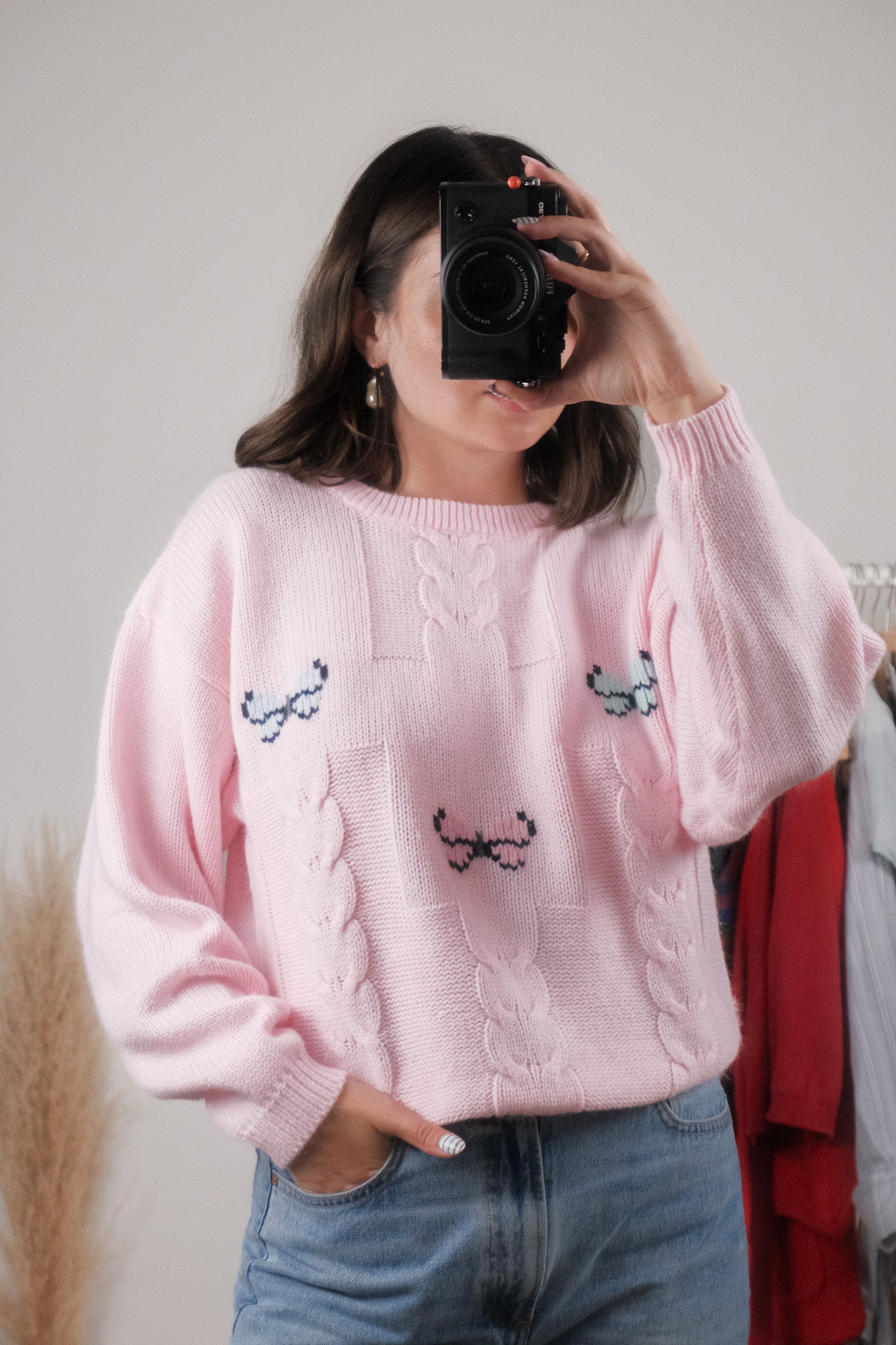 Vintage x Butterfly Textured Knit (M)