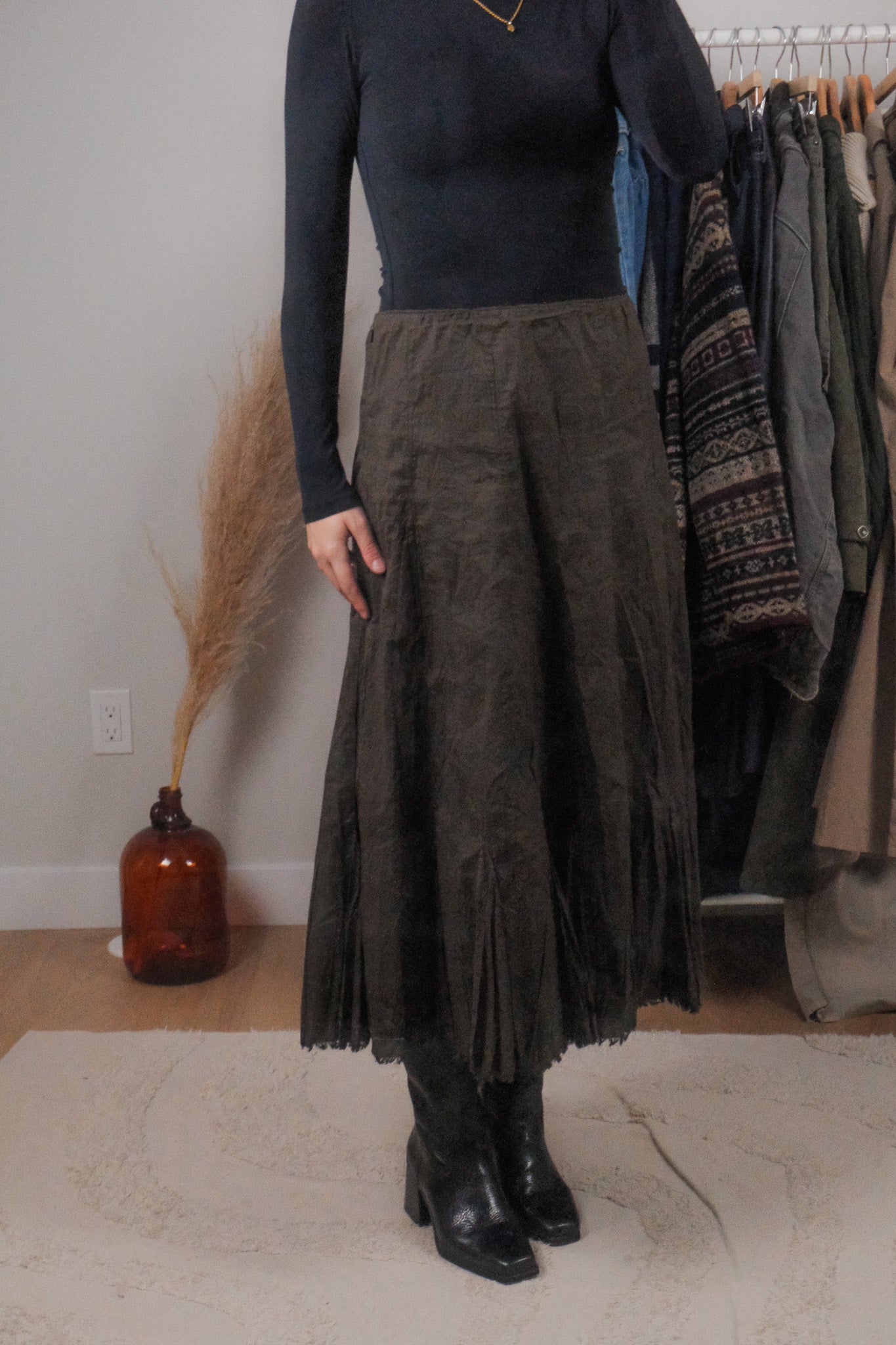 Vintage x Cotton Maxi Skirt (6)