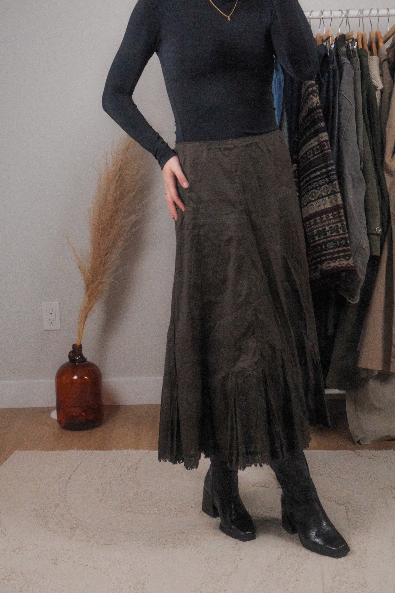 Vintage x Cotton Maxi Skirt (6)