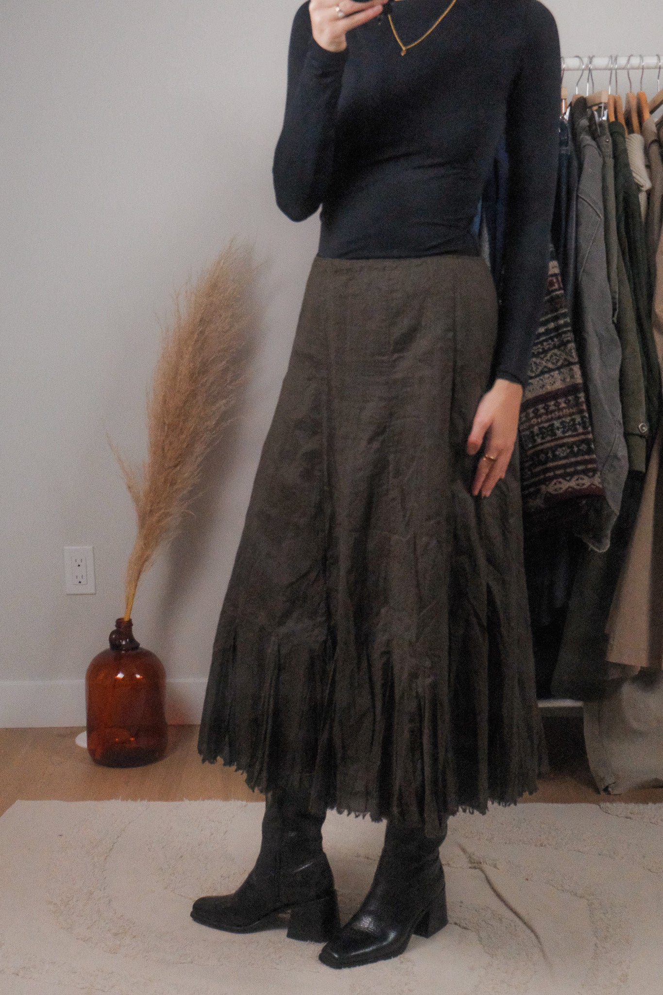 Vintage x Cotton Maxi Skirt (6)