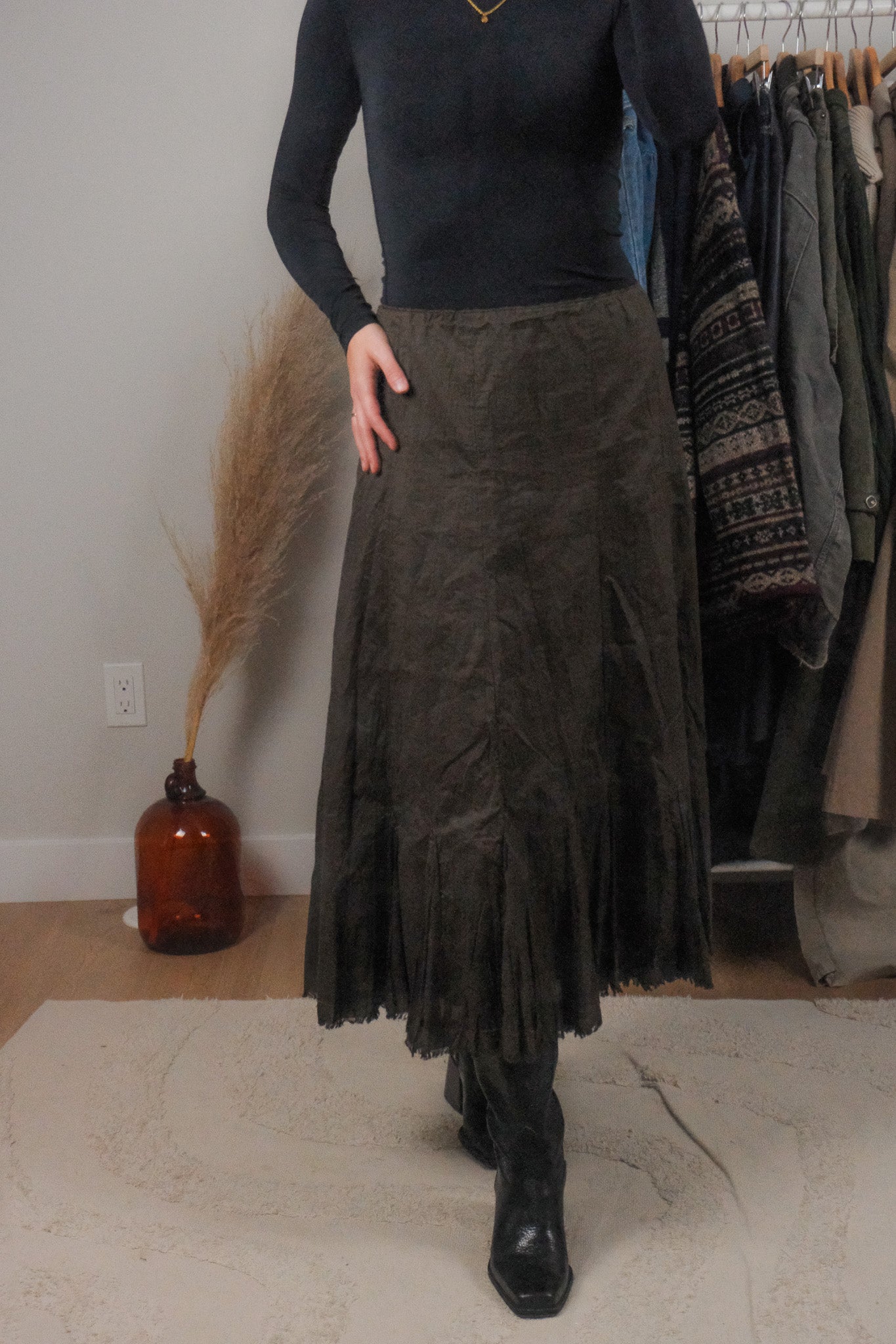 Vintage x Cotton Maxi Skirt (6)