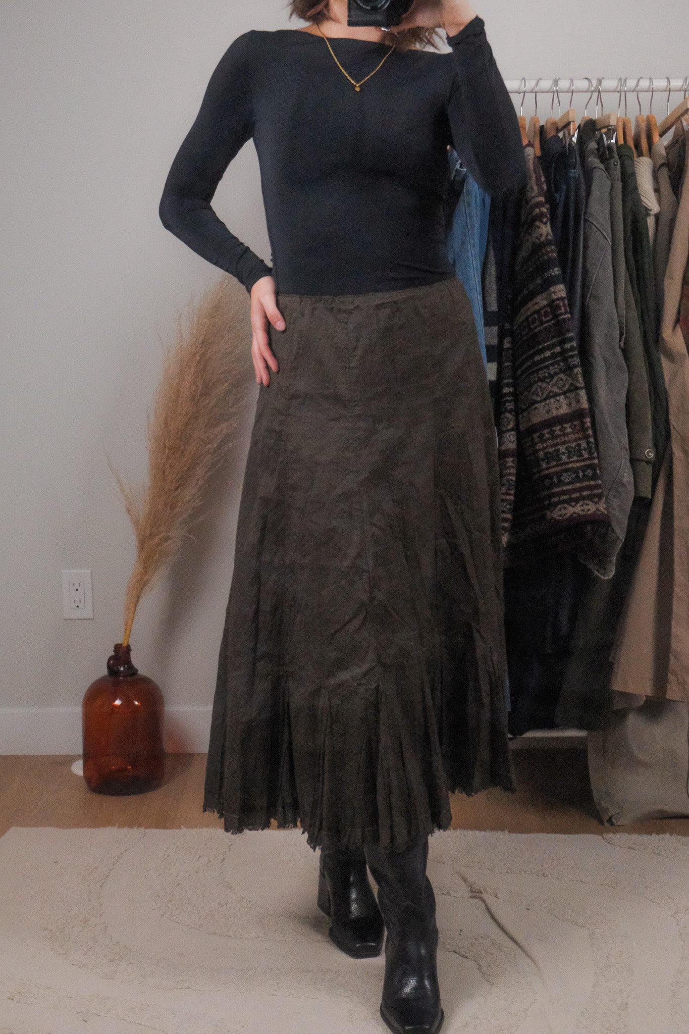 Vintage x Cotton Maxi Skirt (6)