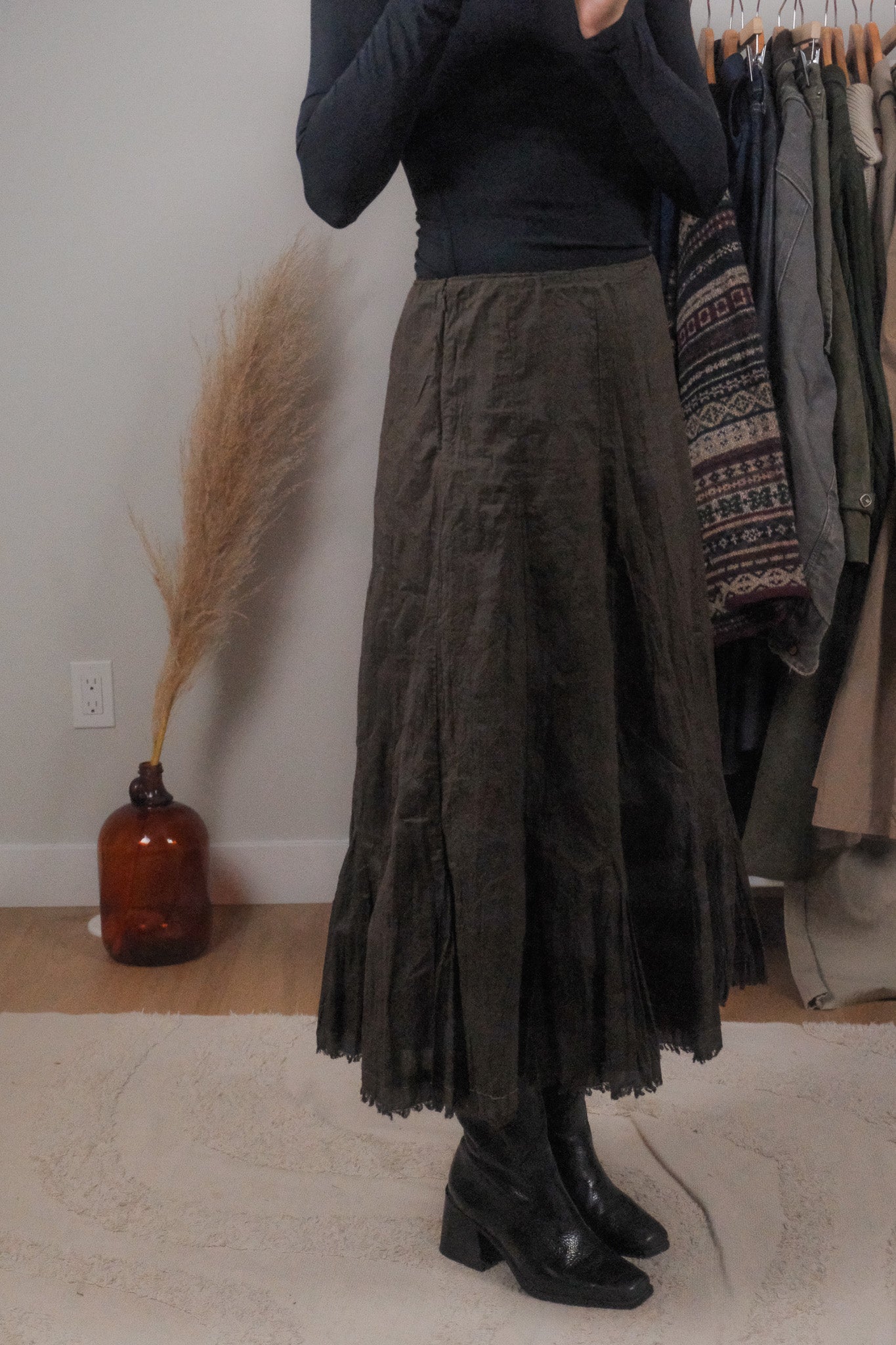 Vintage x Cotton Maxi Skirt (6)