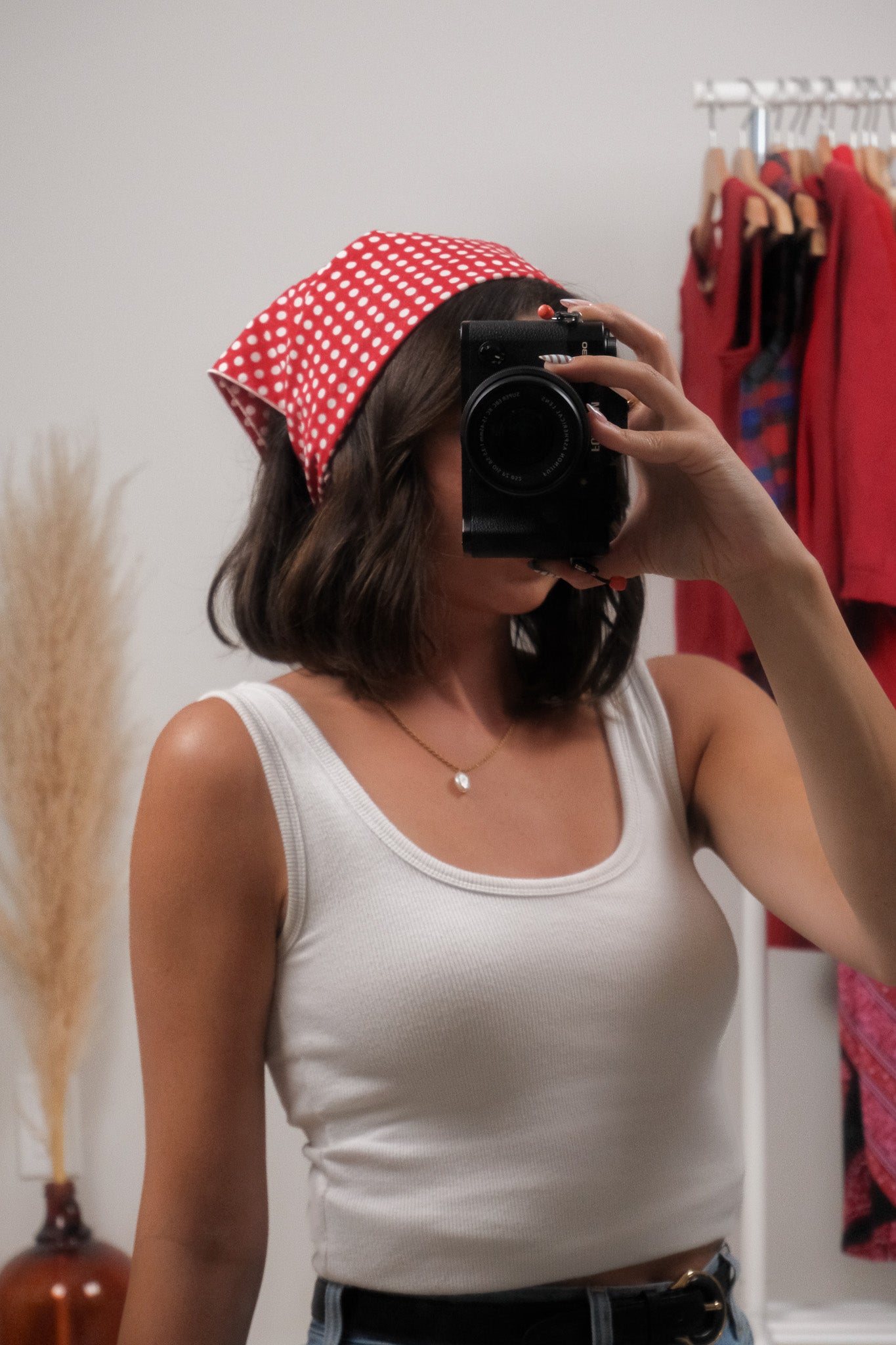 Cotton x Polka Dot Scarf