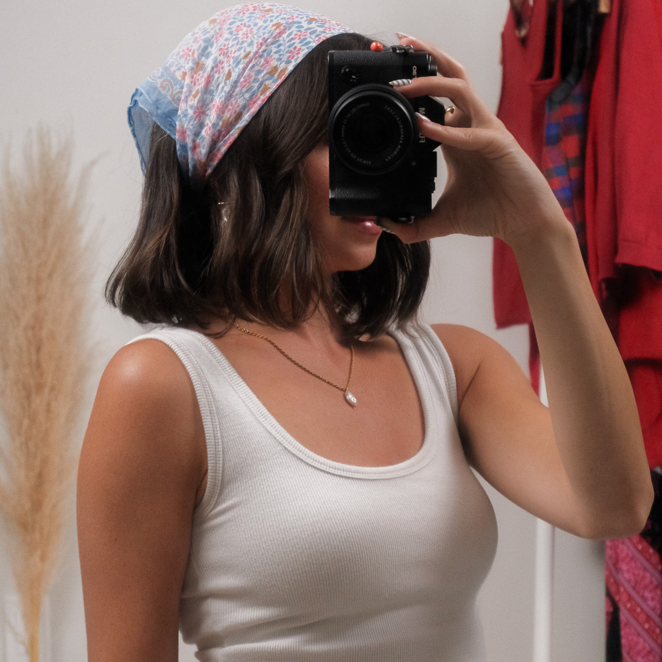 Vintage x Silk Floral Scarf