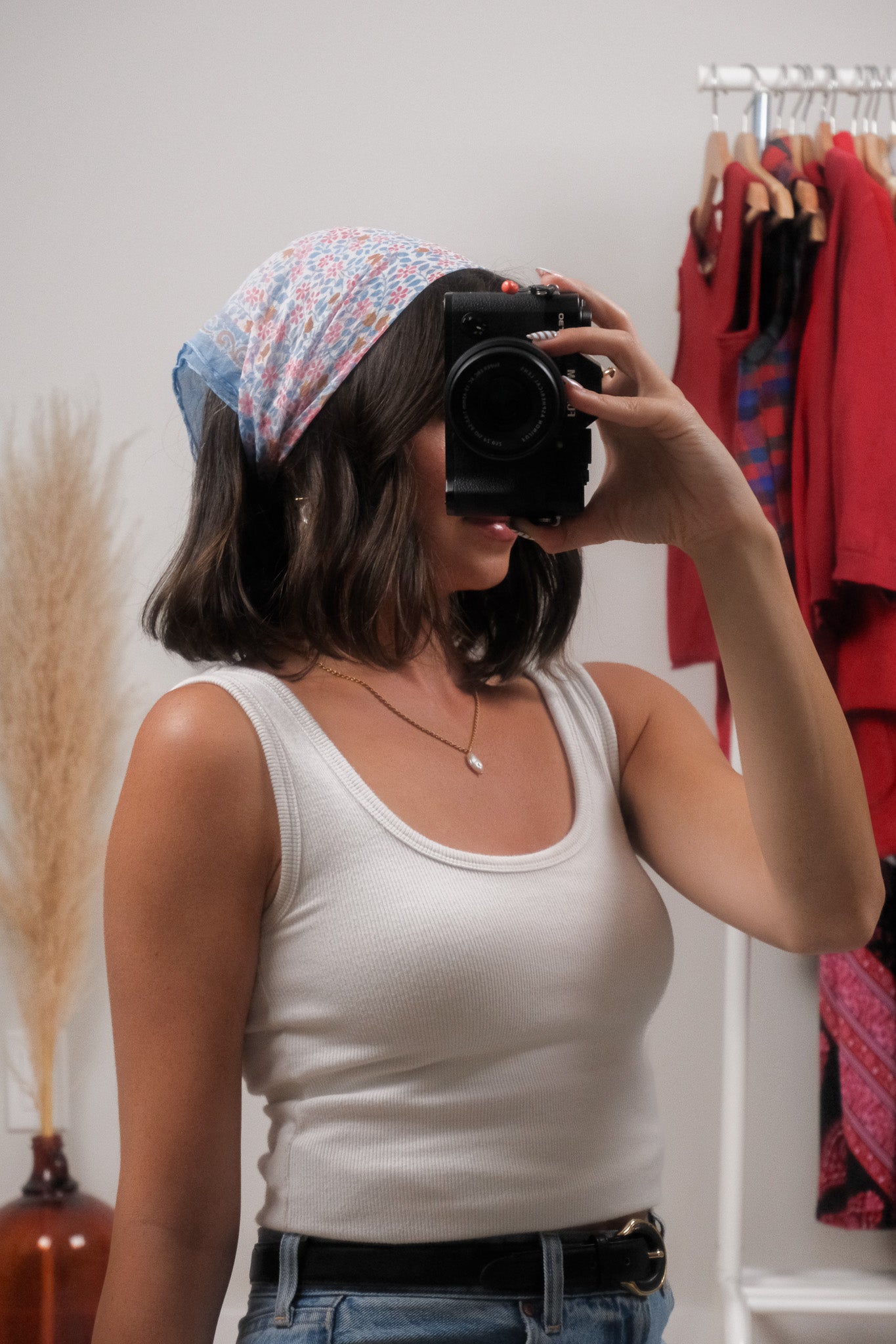 Vintage x Silk Floral Scarf