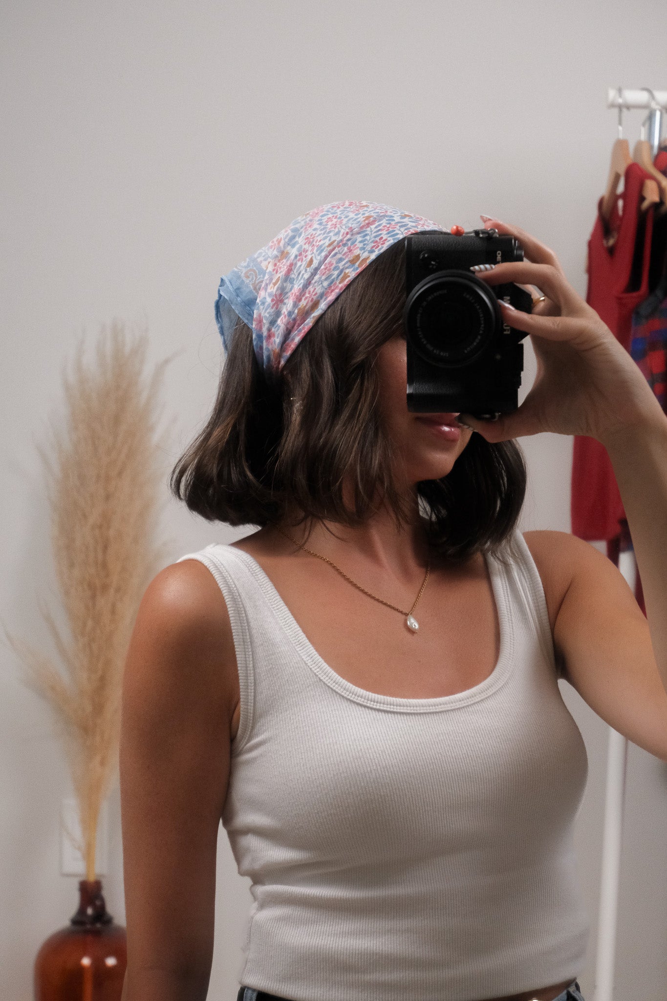 Vintage x Silk Floral Scarf