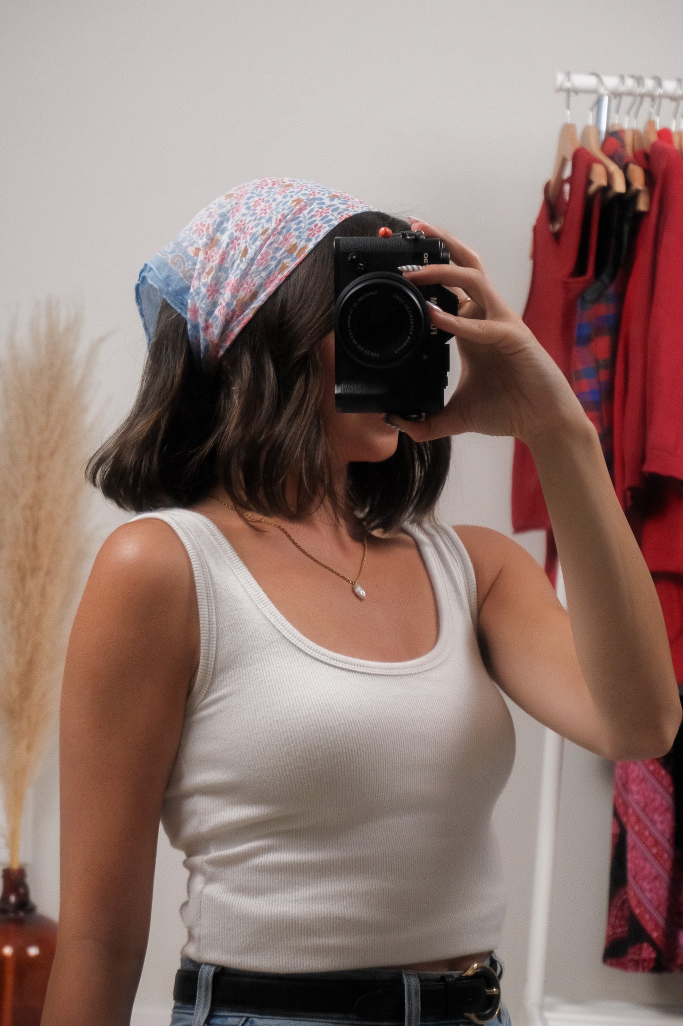 Vintage x Silk Floral Scarf
