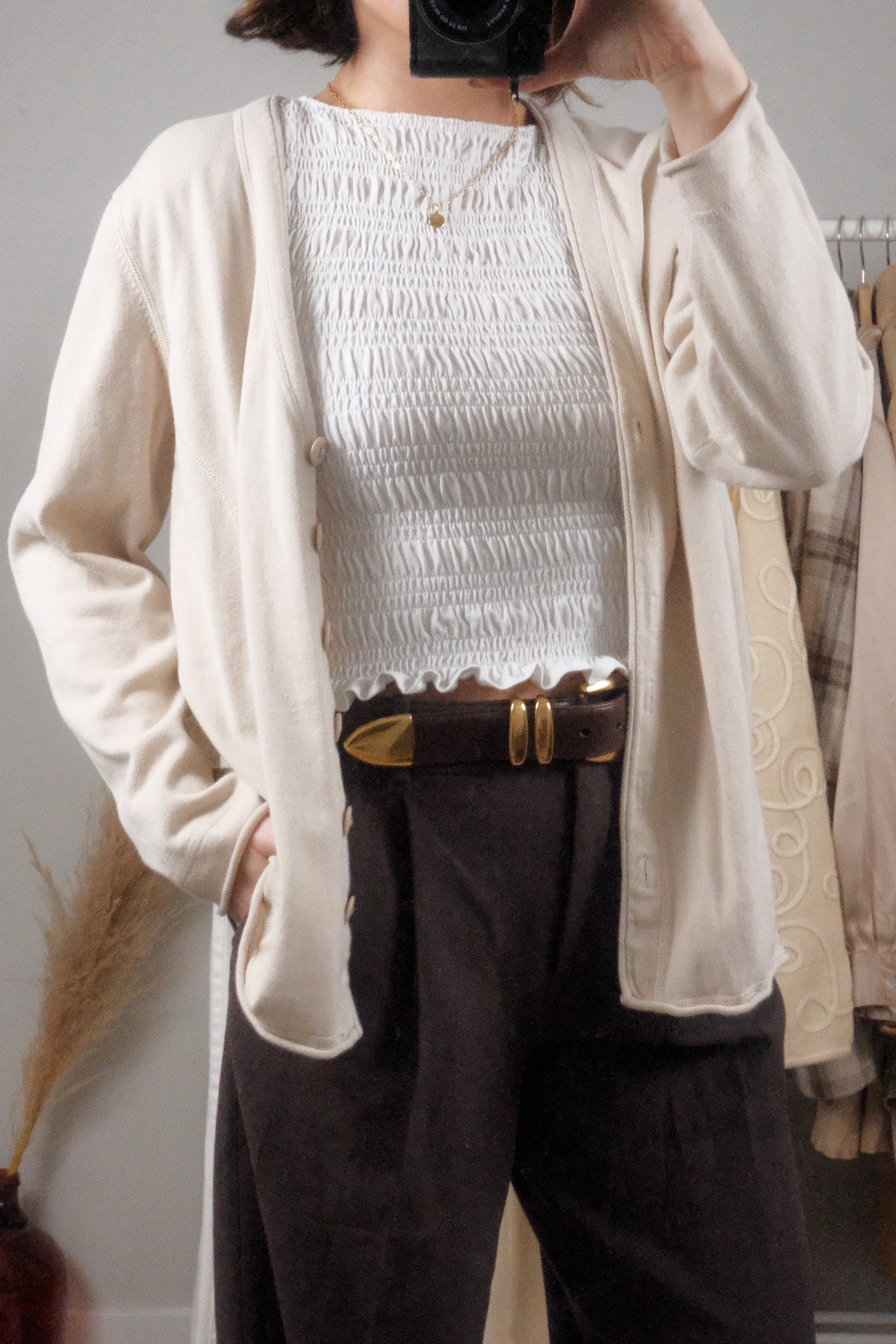 Vintage x Cotton Cardigan (S/M)