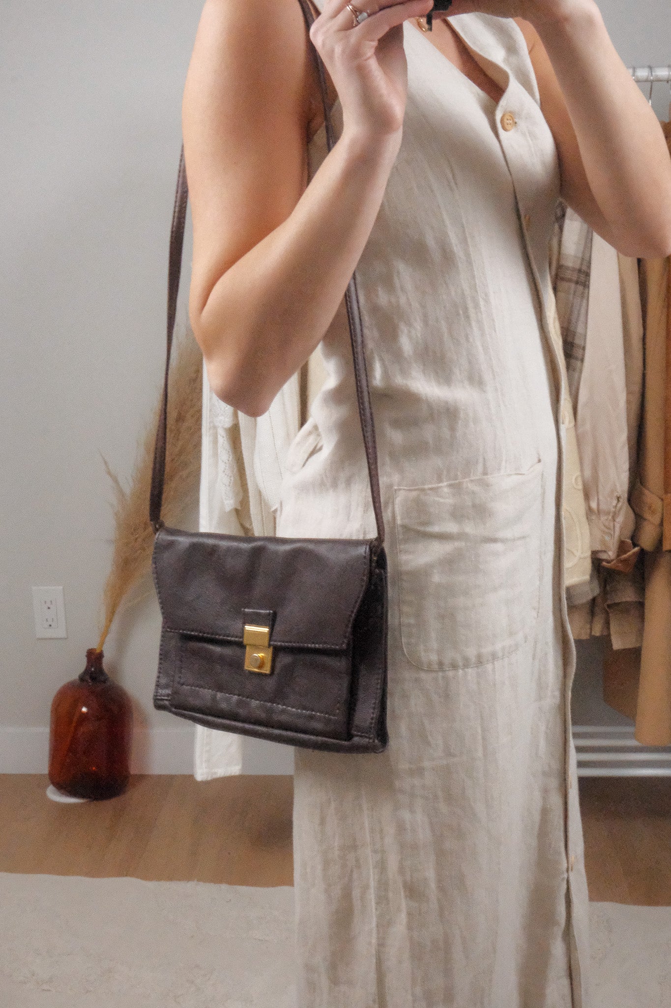 Vintage x Leather Purse/Clutch