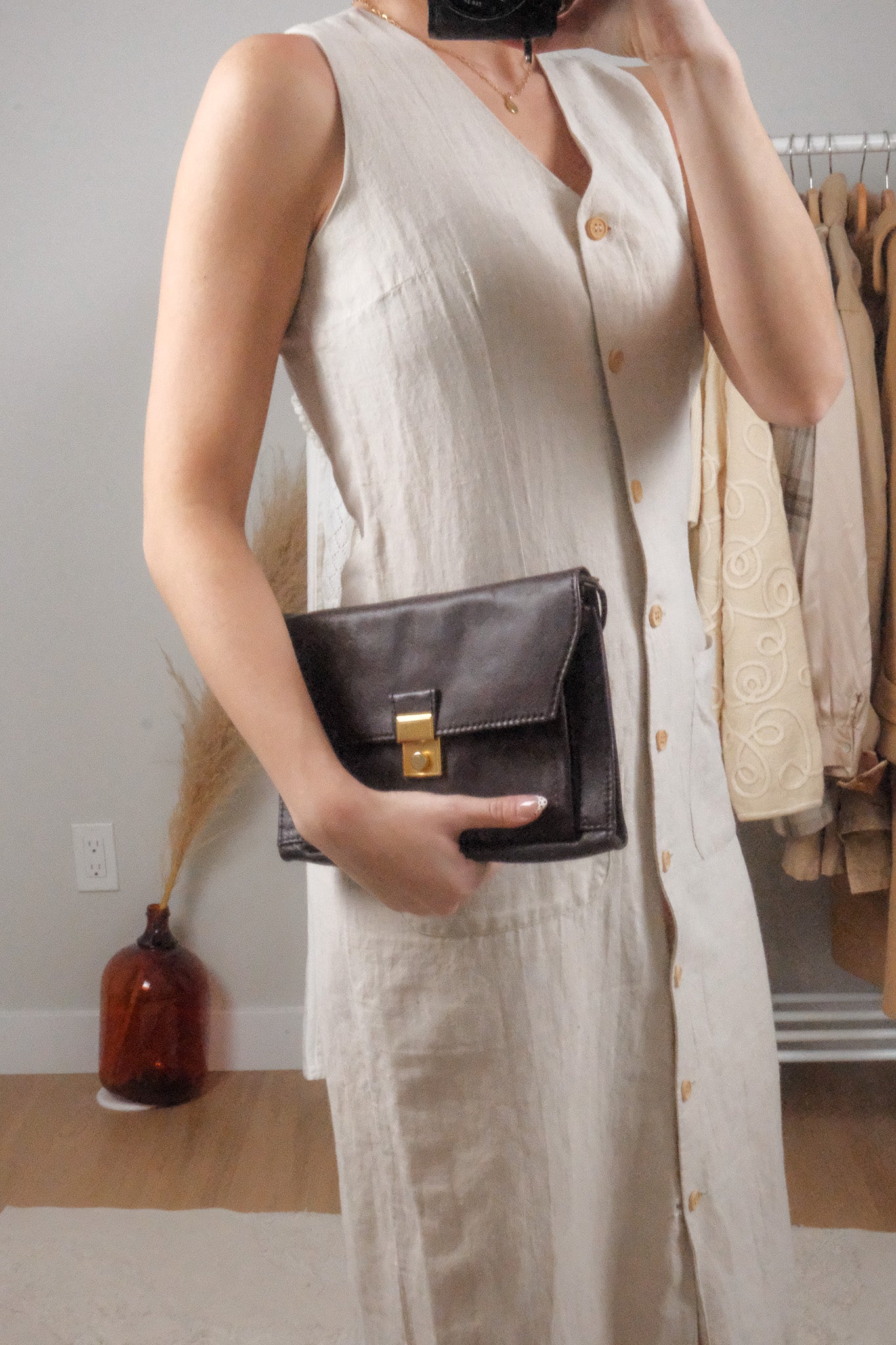 Vintage x Leather Purse/Clutch