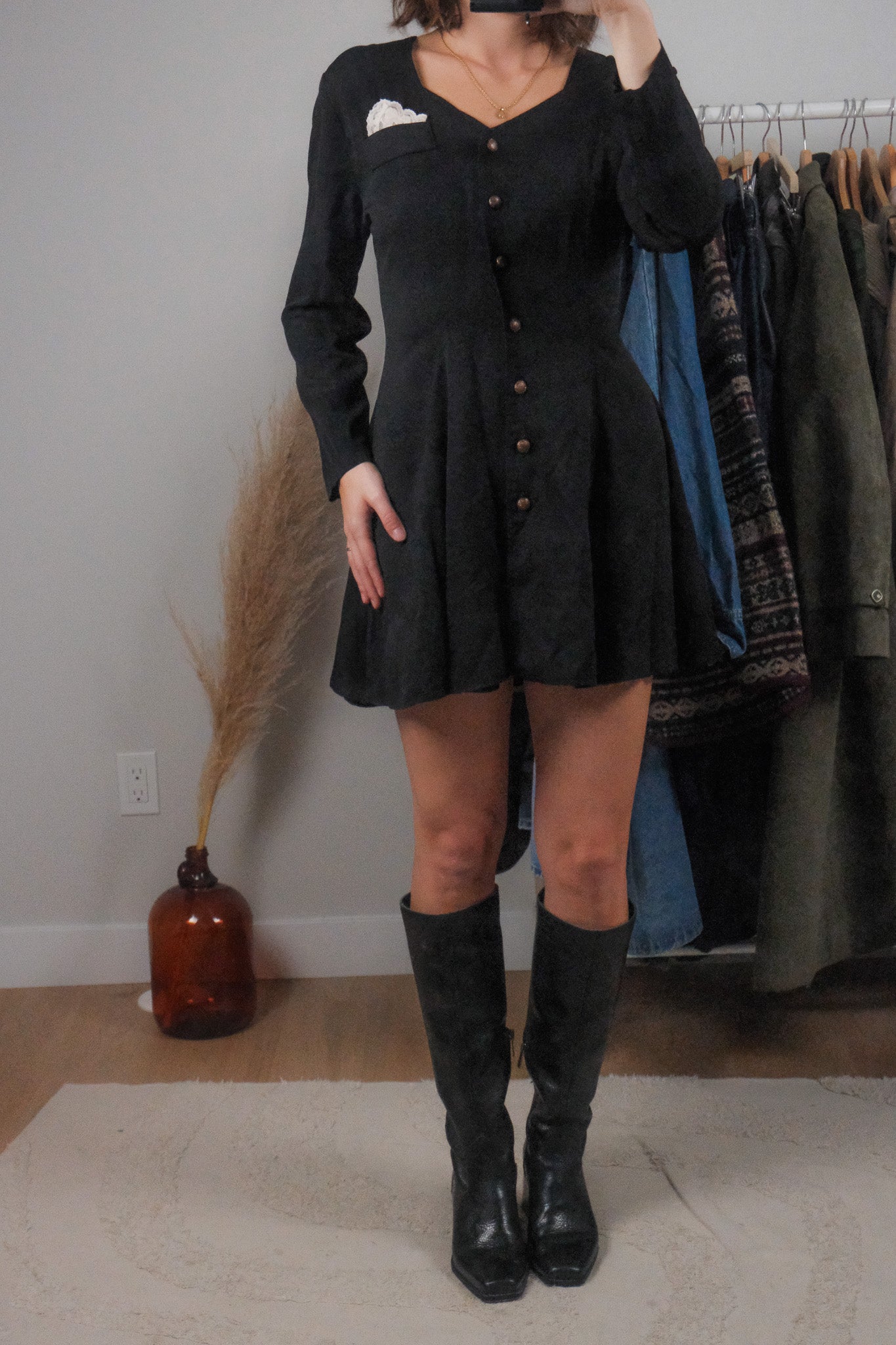 Made in Canada x Vintage x Button Up Dress (6/88)