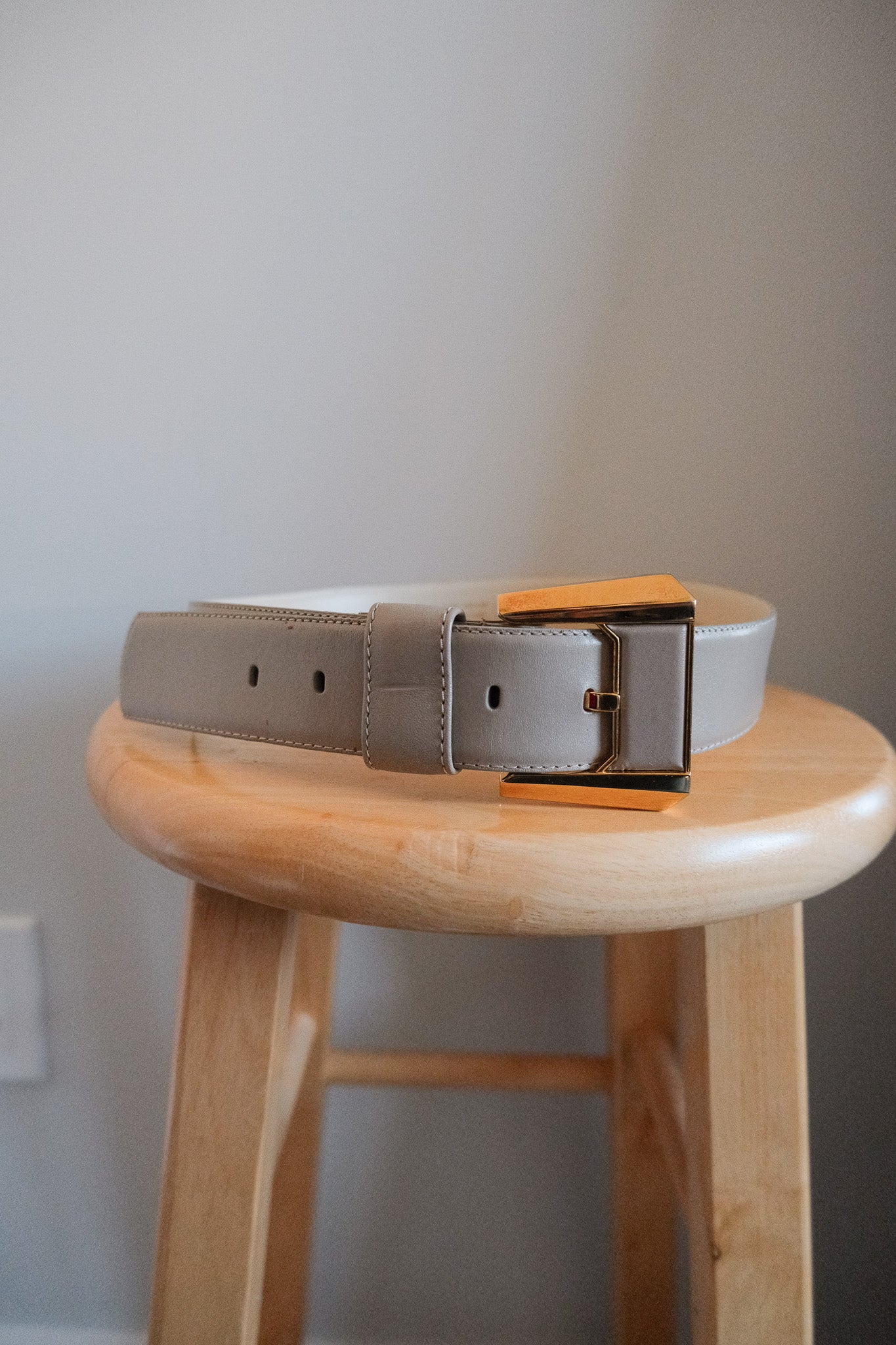 Vintage x Full Grain Leather Belt (S/M)