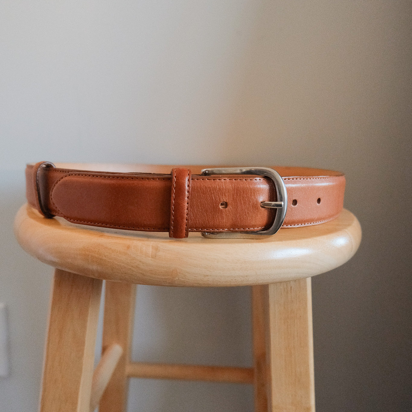 Vintage x Leather Belt (L)