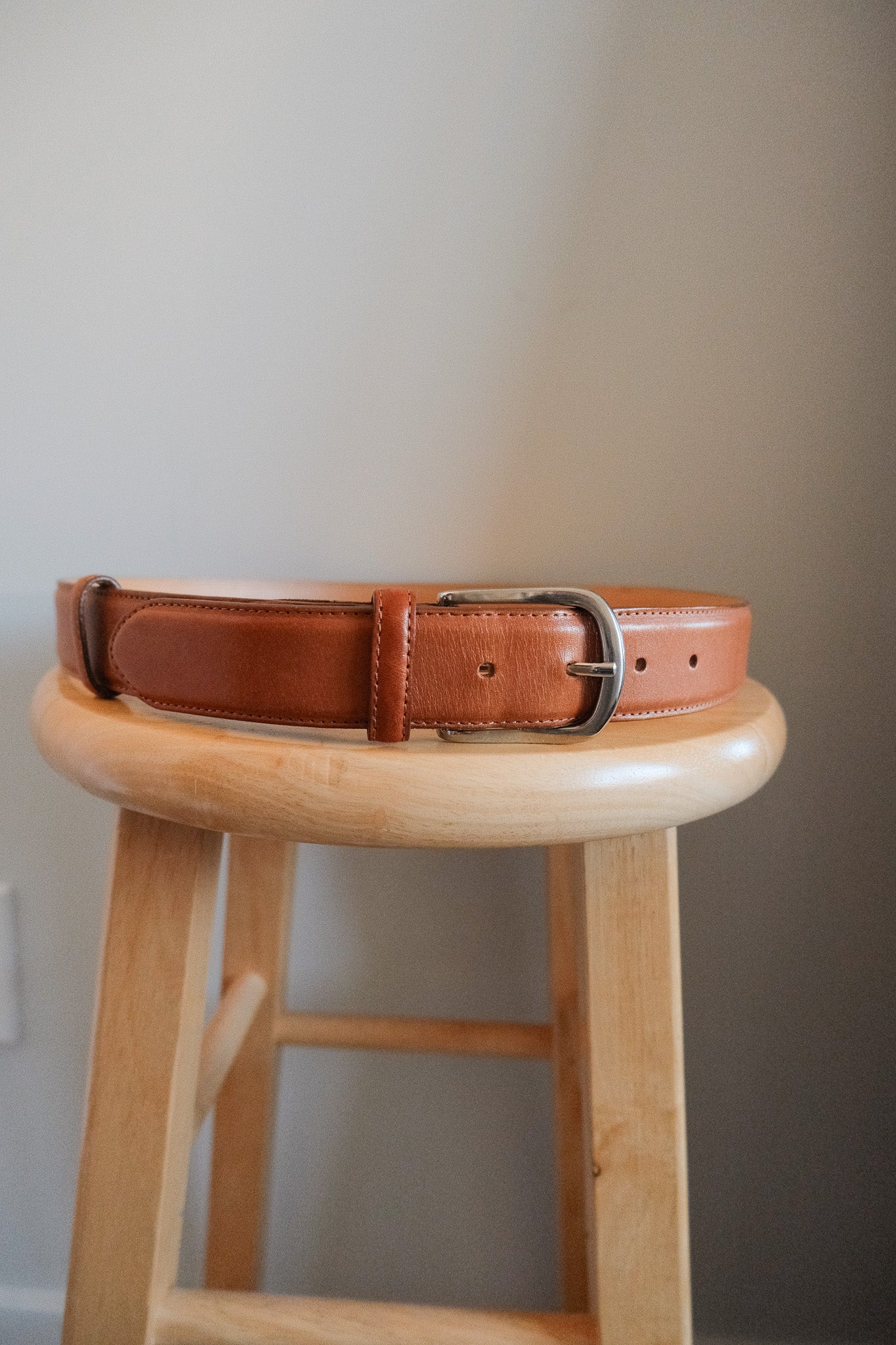 Vintage x Leather Belt (L)