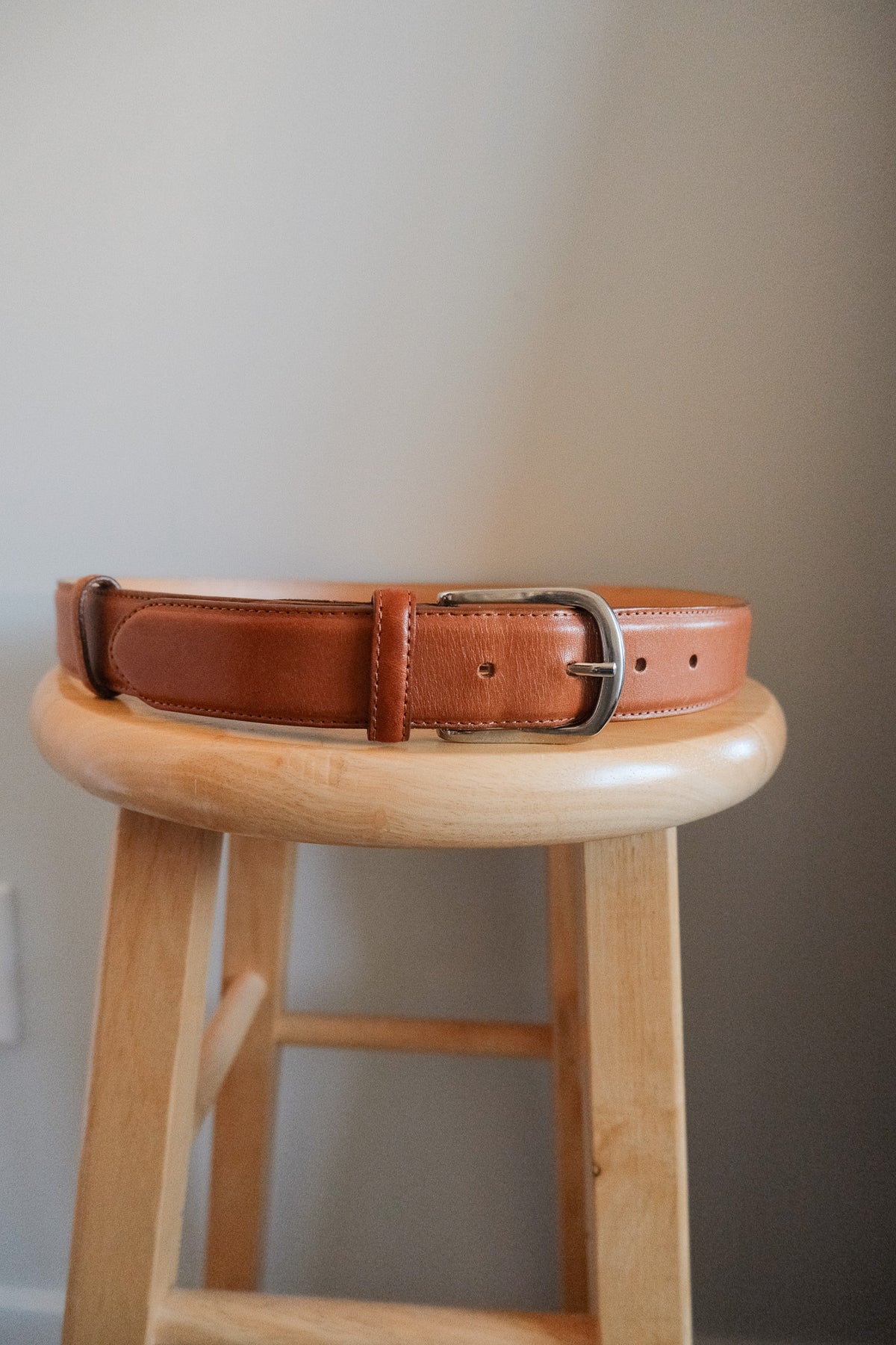 Vintage x Leather Belt (L)