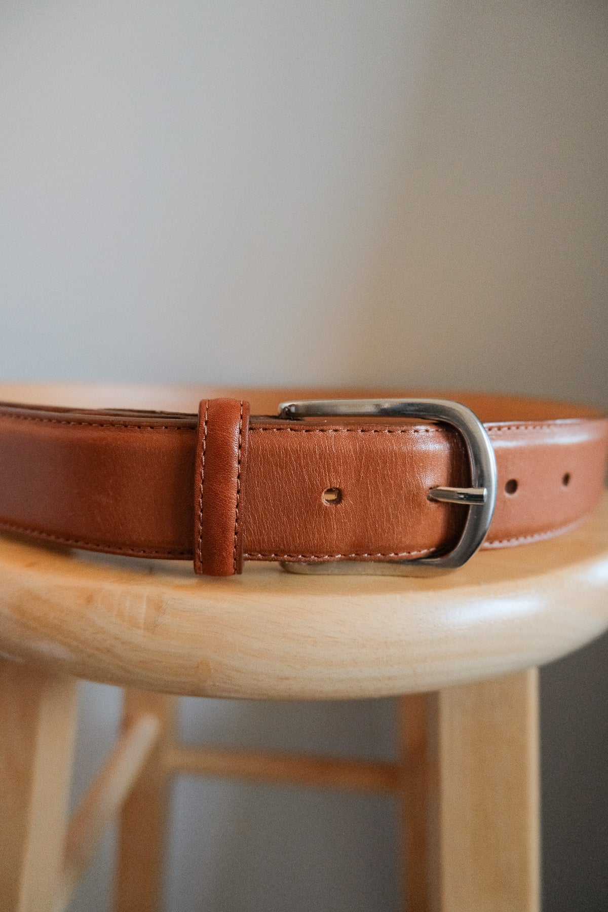Vintage x Leather Belt (L)