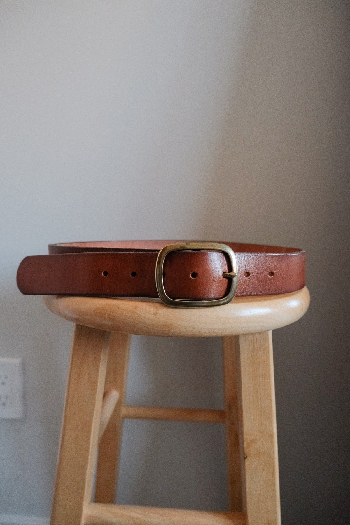 Made in USA x J.Crew x Italian Leather Belt (S)