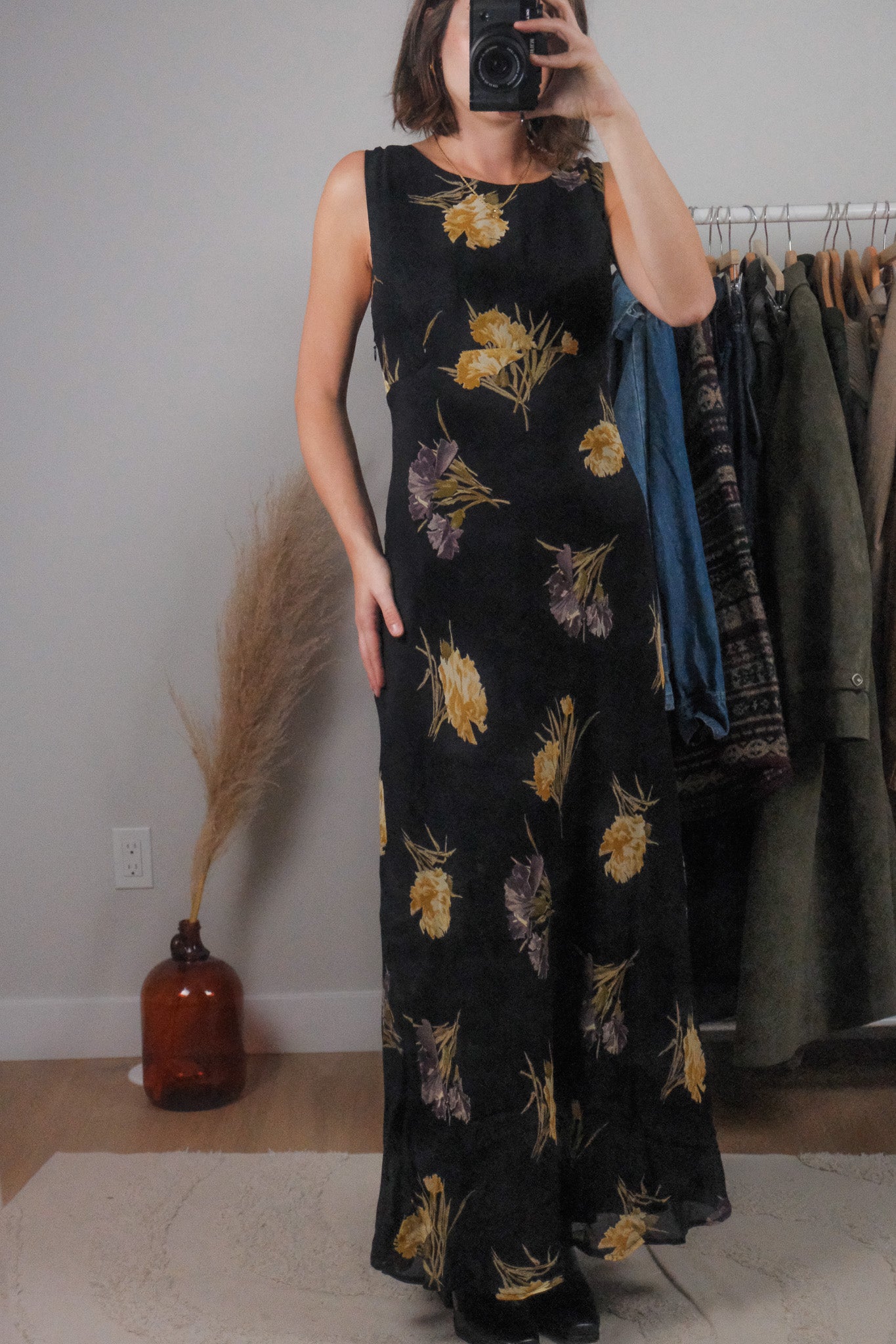 Made in Canada x Vintage x Floral Maxi Dress (10)