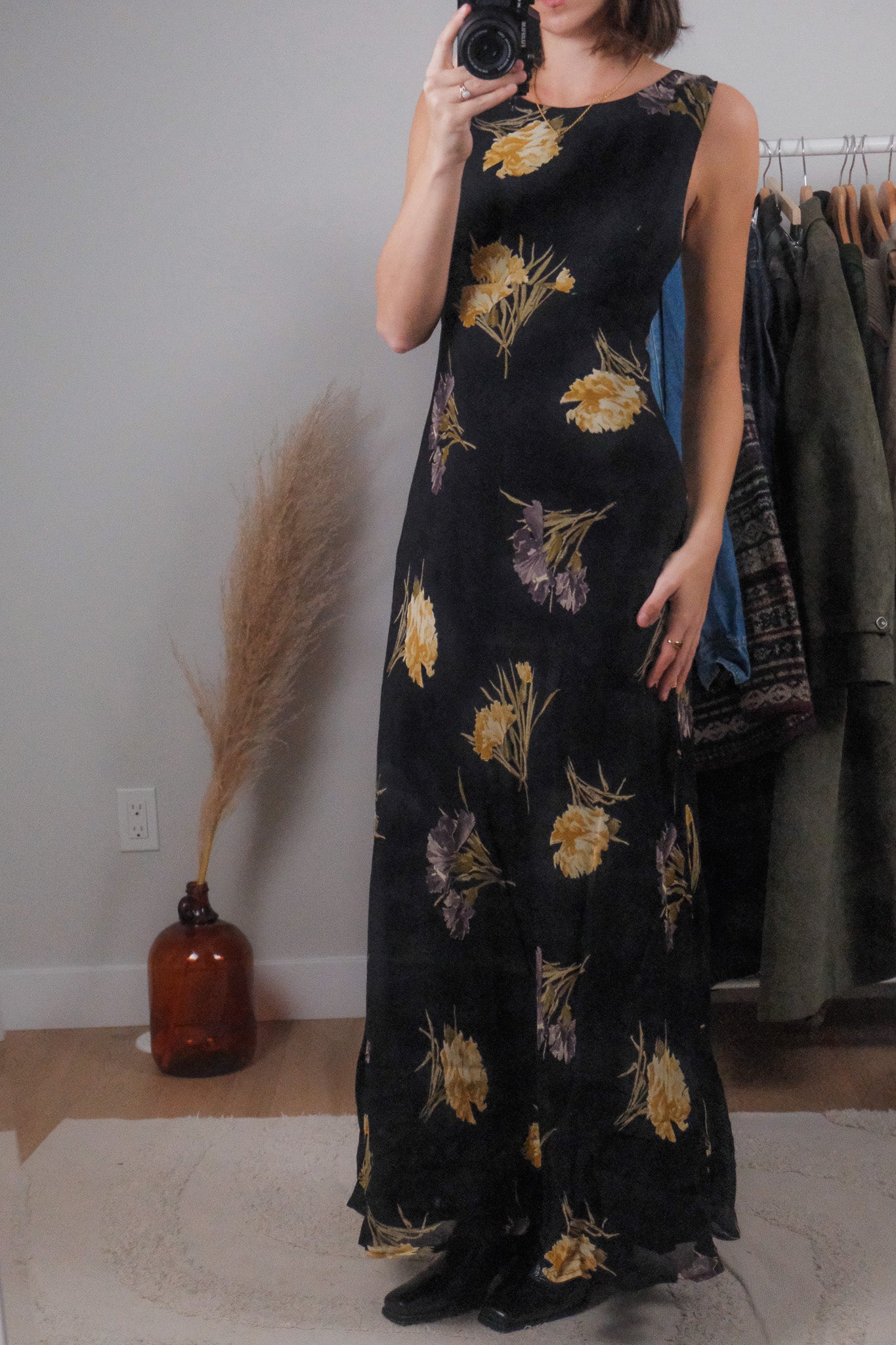 Made in Canada x Vintage x Floral Maxi Dress (10)