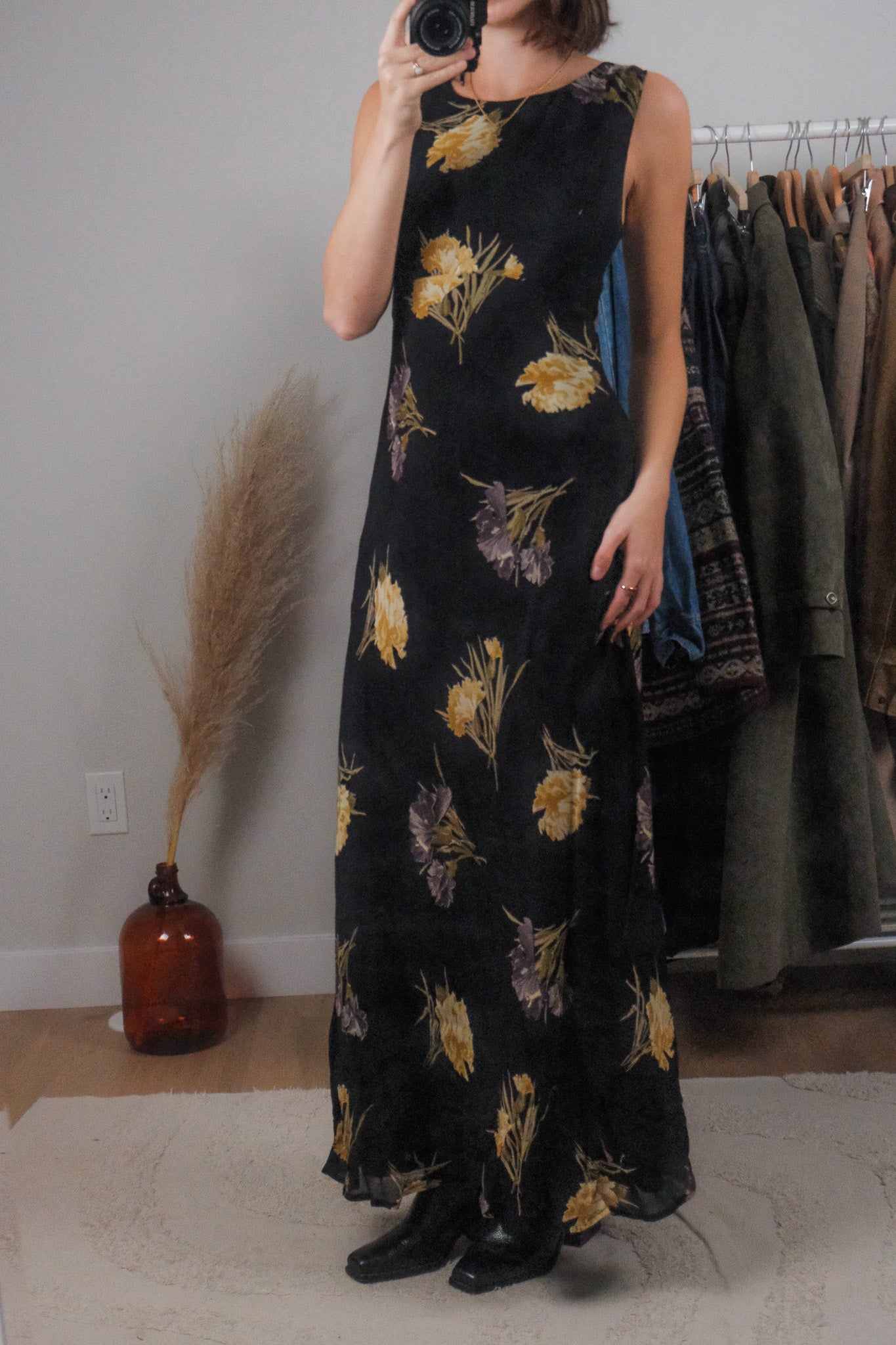 Made in Canada x Vintage x Floral Maxi Dress (10)
