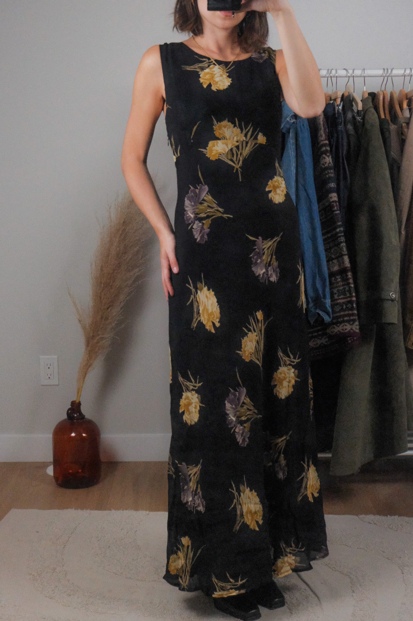 Made in Canada x Vintage x Floral Maxi Dress (10)