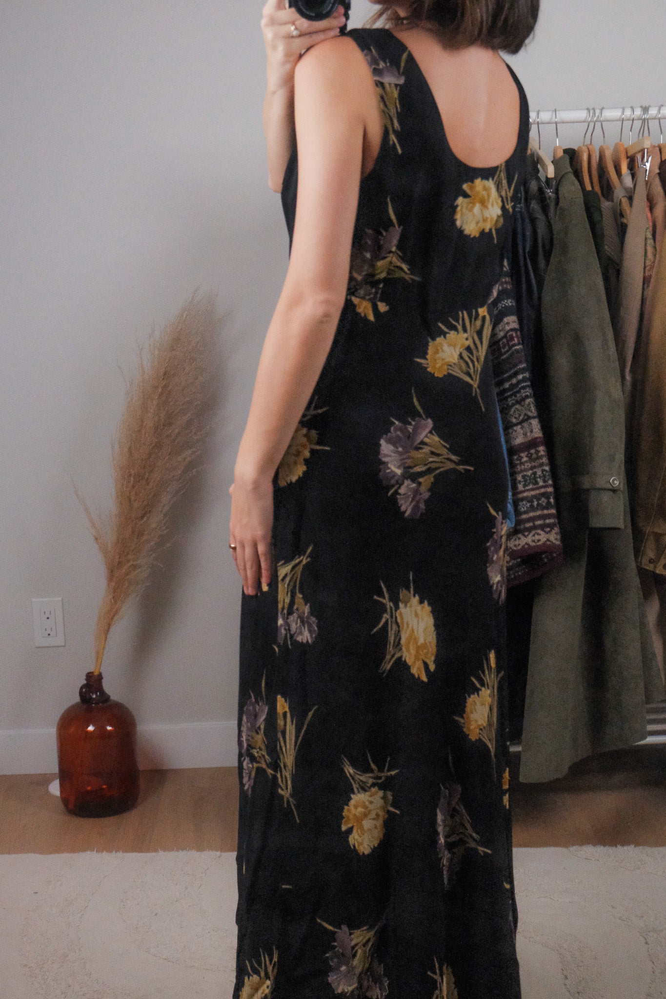 Made in Canada x Vintage x Floral Maxi Dress (10)
